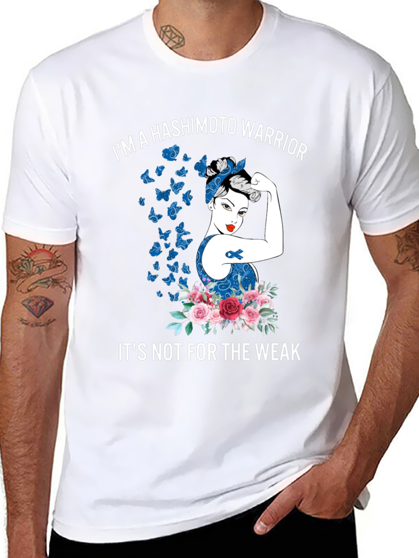 Hashimotos Warrior T-Shirt - Strong Woman Graphic Tee