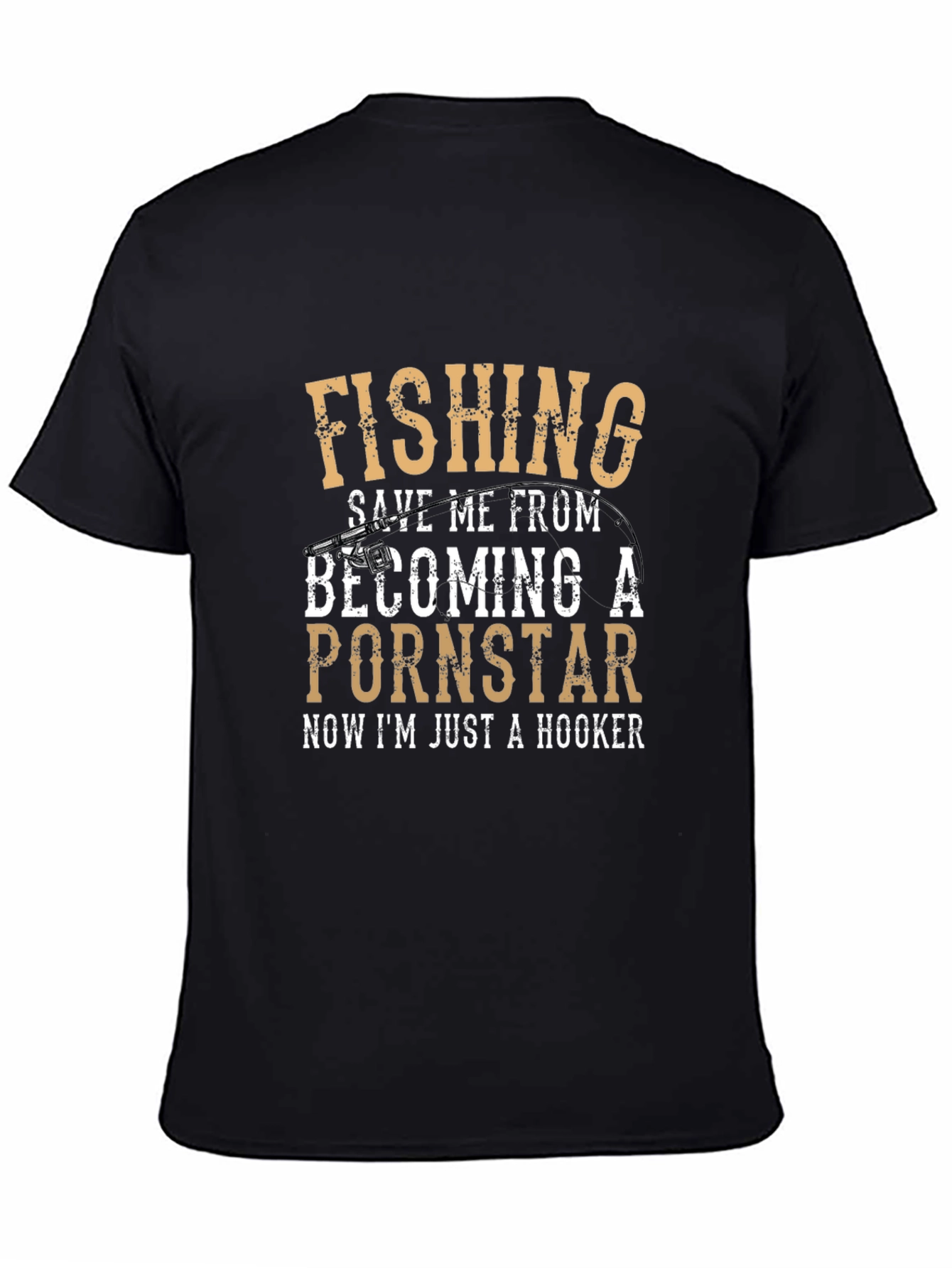 Fishing Hooker Graphic T-Shirt