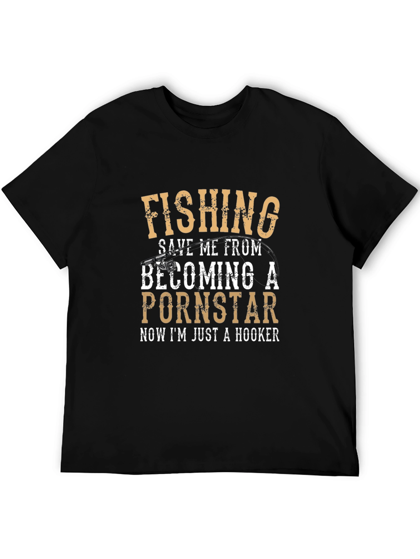Fishing Hooker Graphic T-Shirt