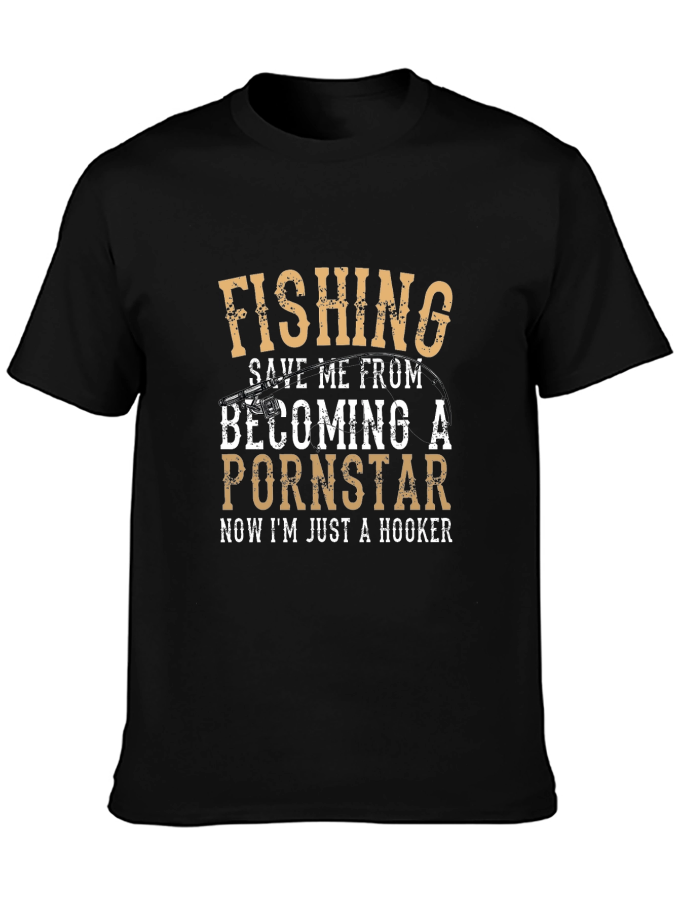 Fishing Hooker Graphic T-Shirt
