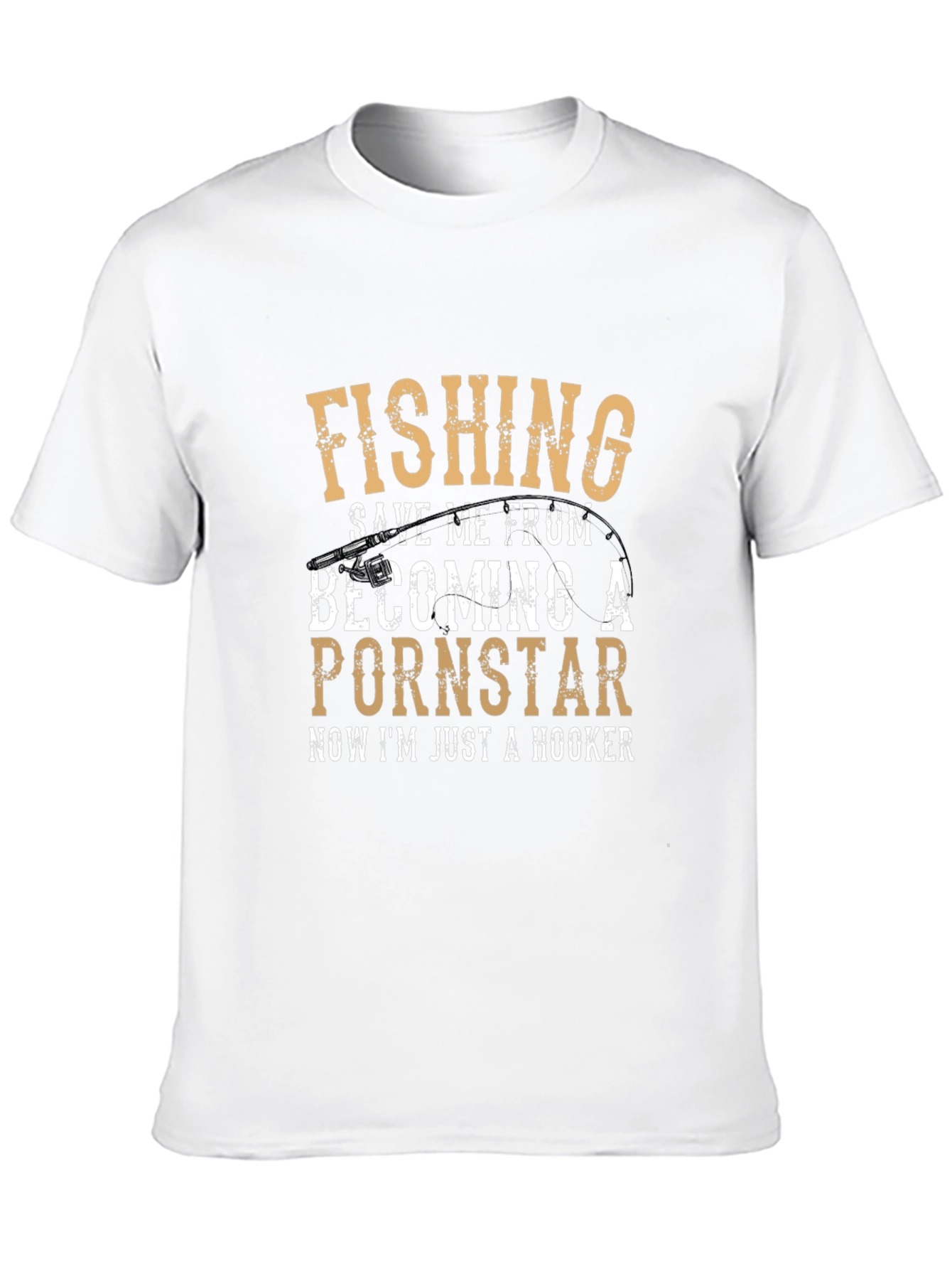 Fishing Hooker Graphic T-Shirt