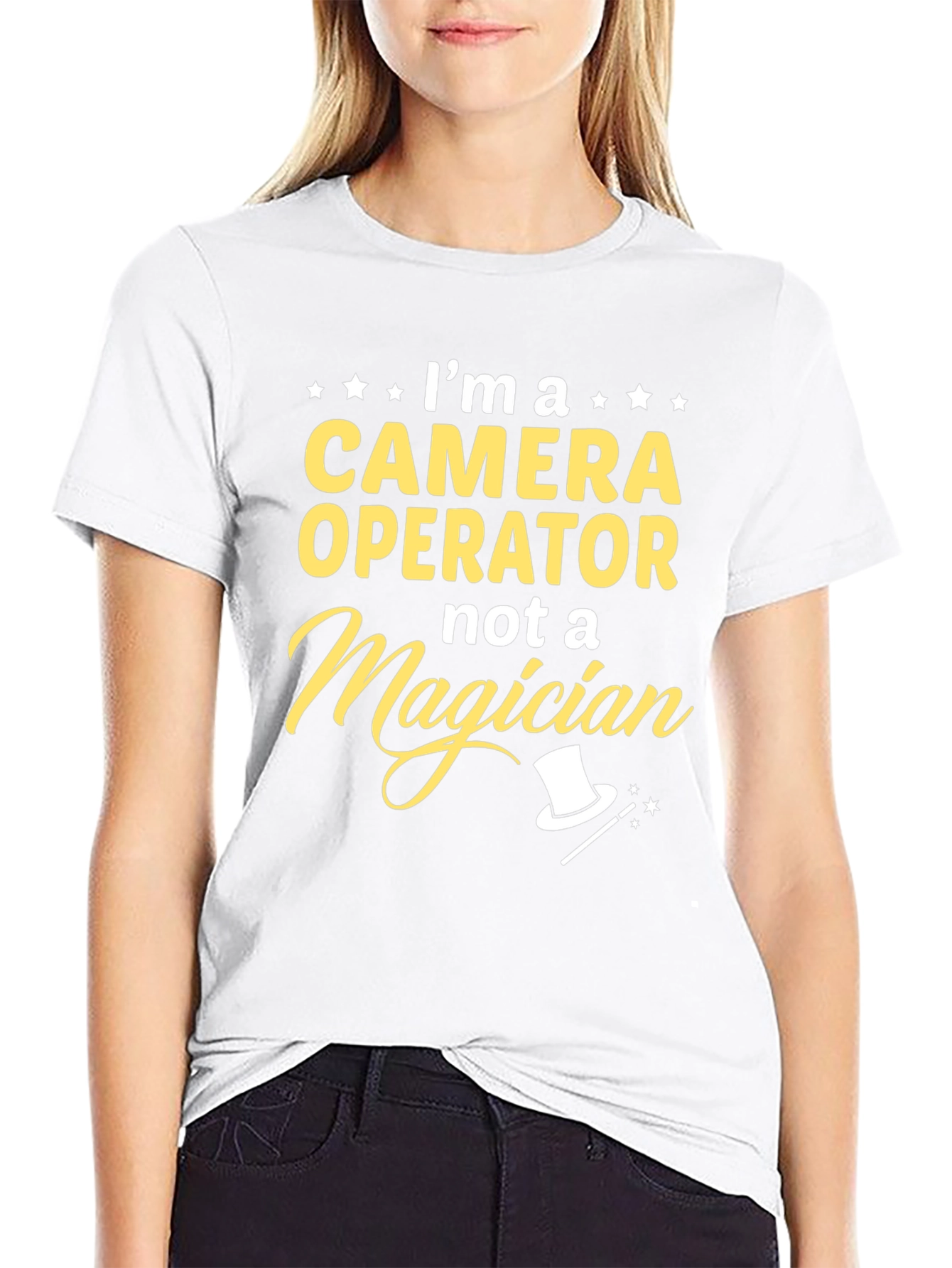 Camera Operator Not a Magician Graphic Tee