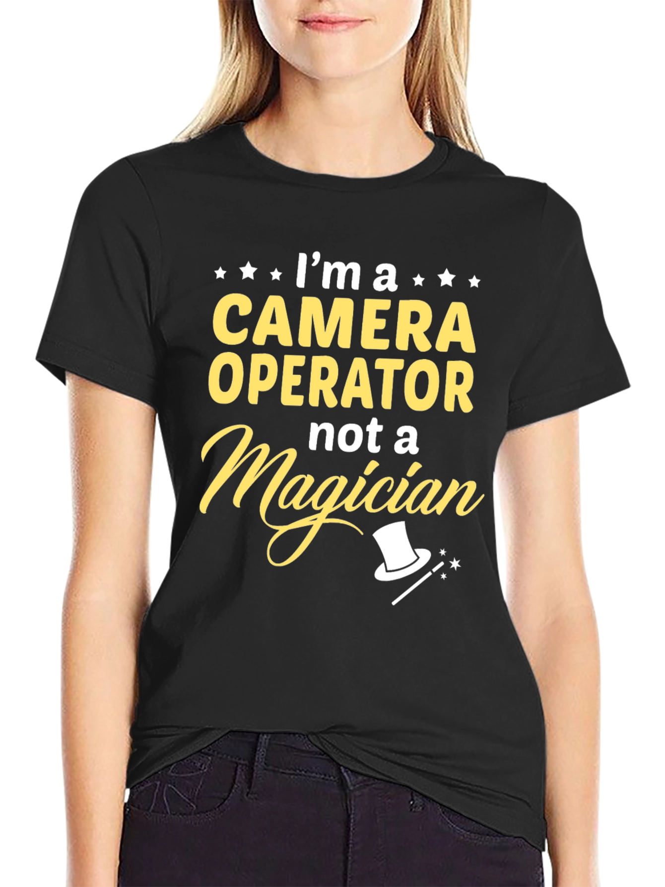 Camera Operator Not a Magician Graphic Tee