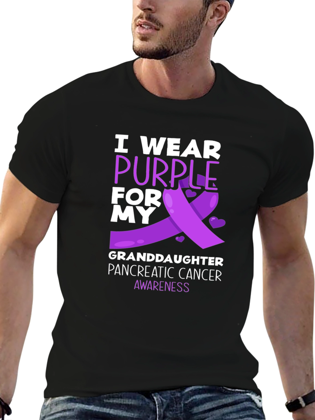 Purple Pancreatic Cancer Awareness T-Shirt