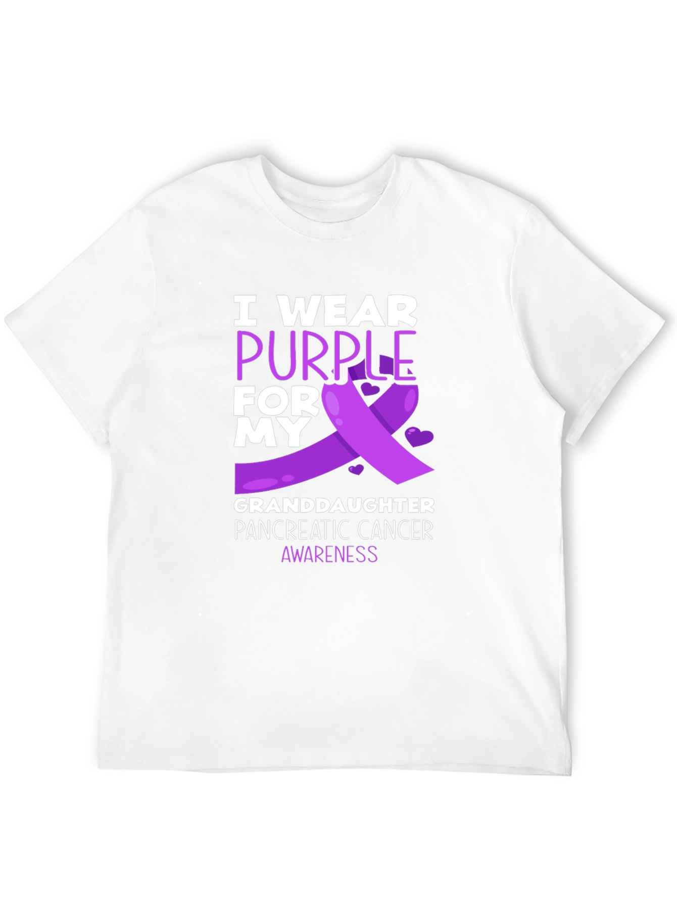Purple Pancreatic Cancer Awareness T-Shirt
