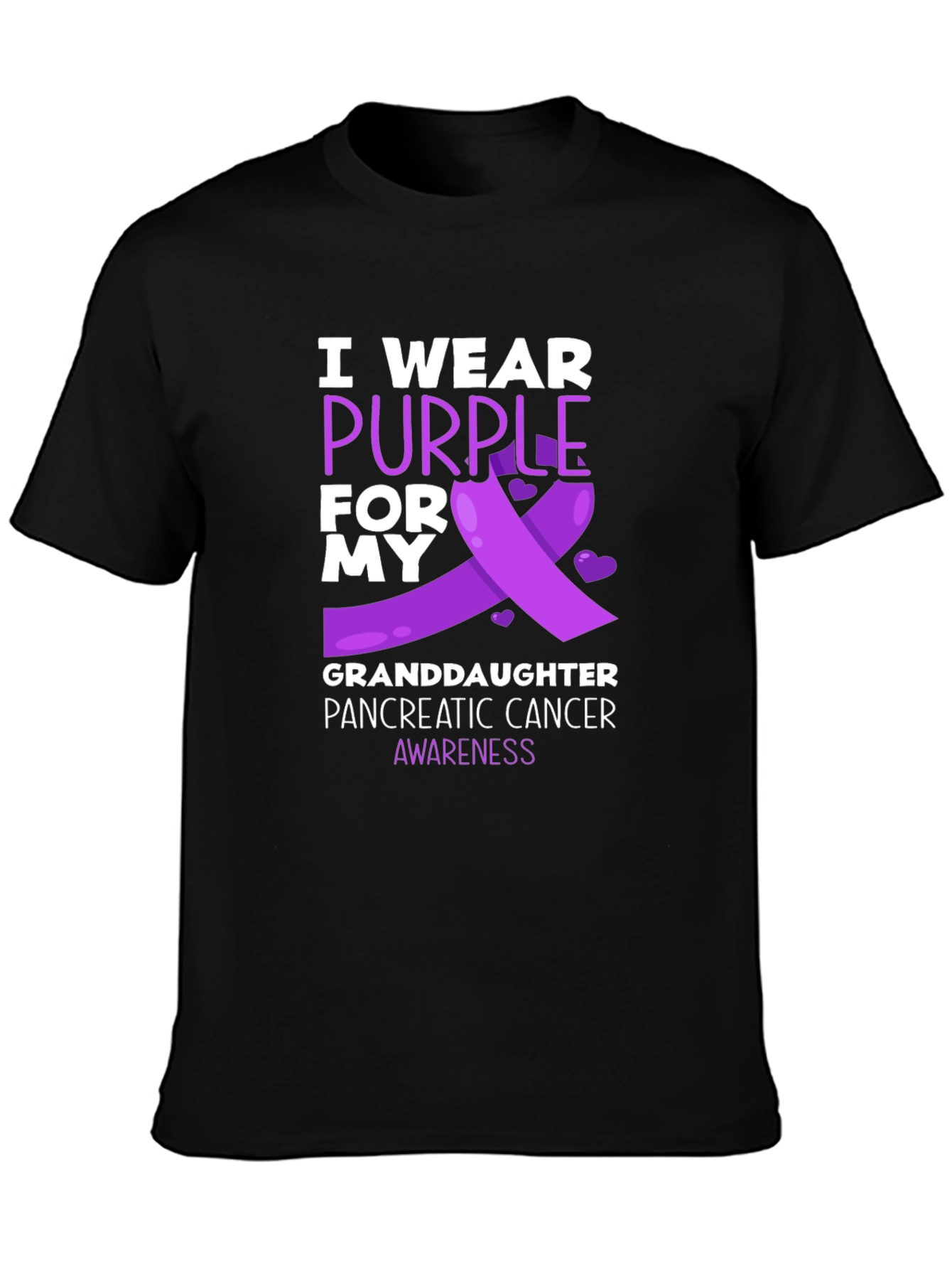 Purple Pancreatic Cancer Awareness T-Shirt