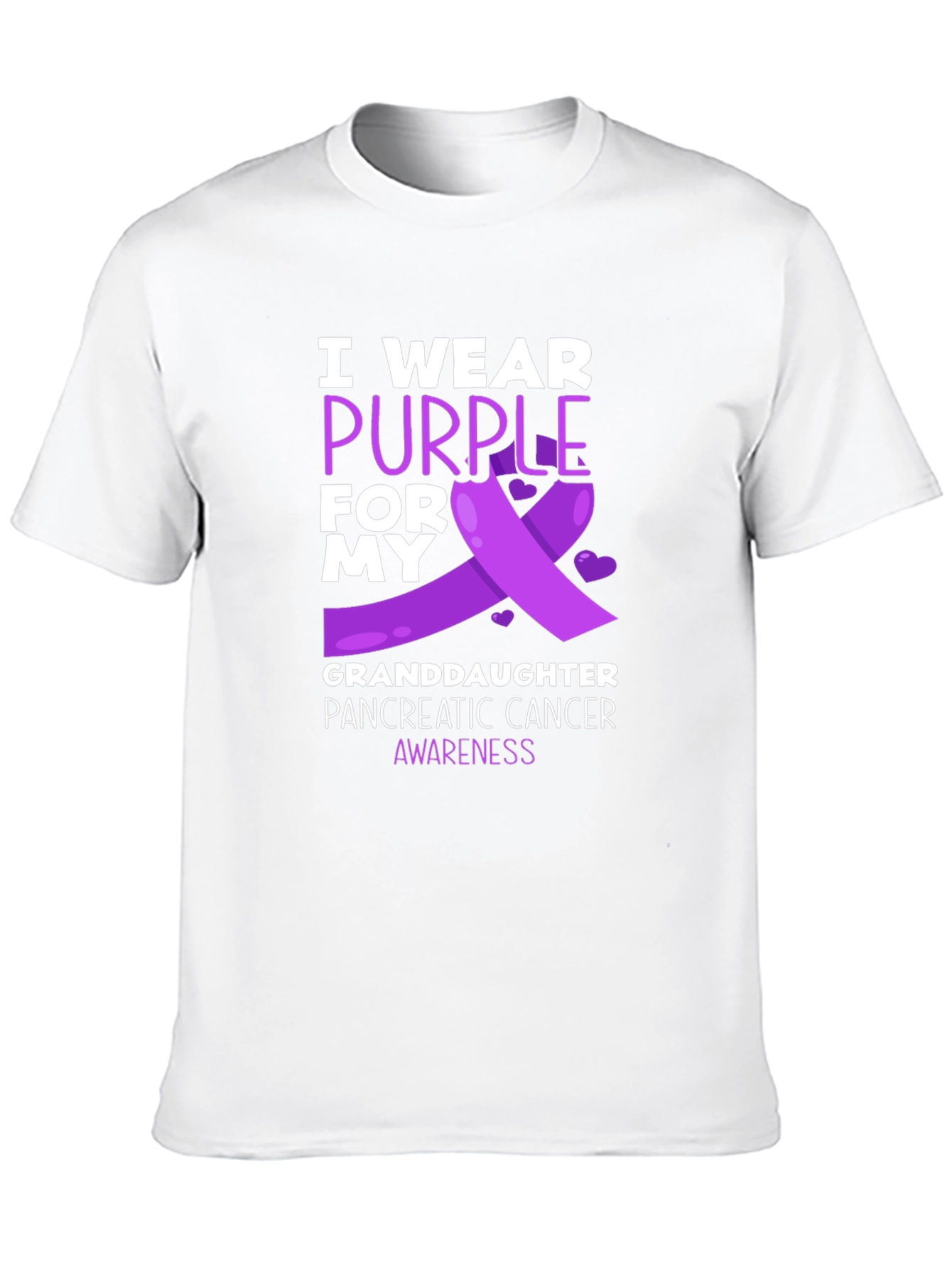 Purple Pancreatic Cancer Awareness T-Shirt