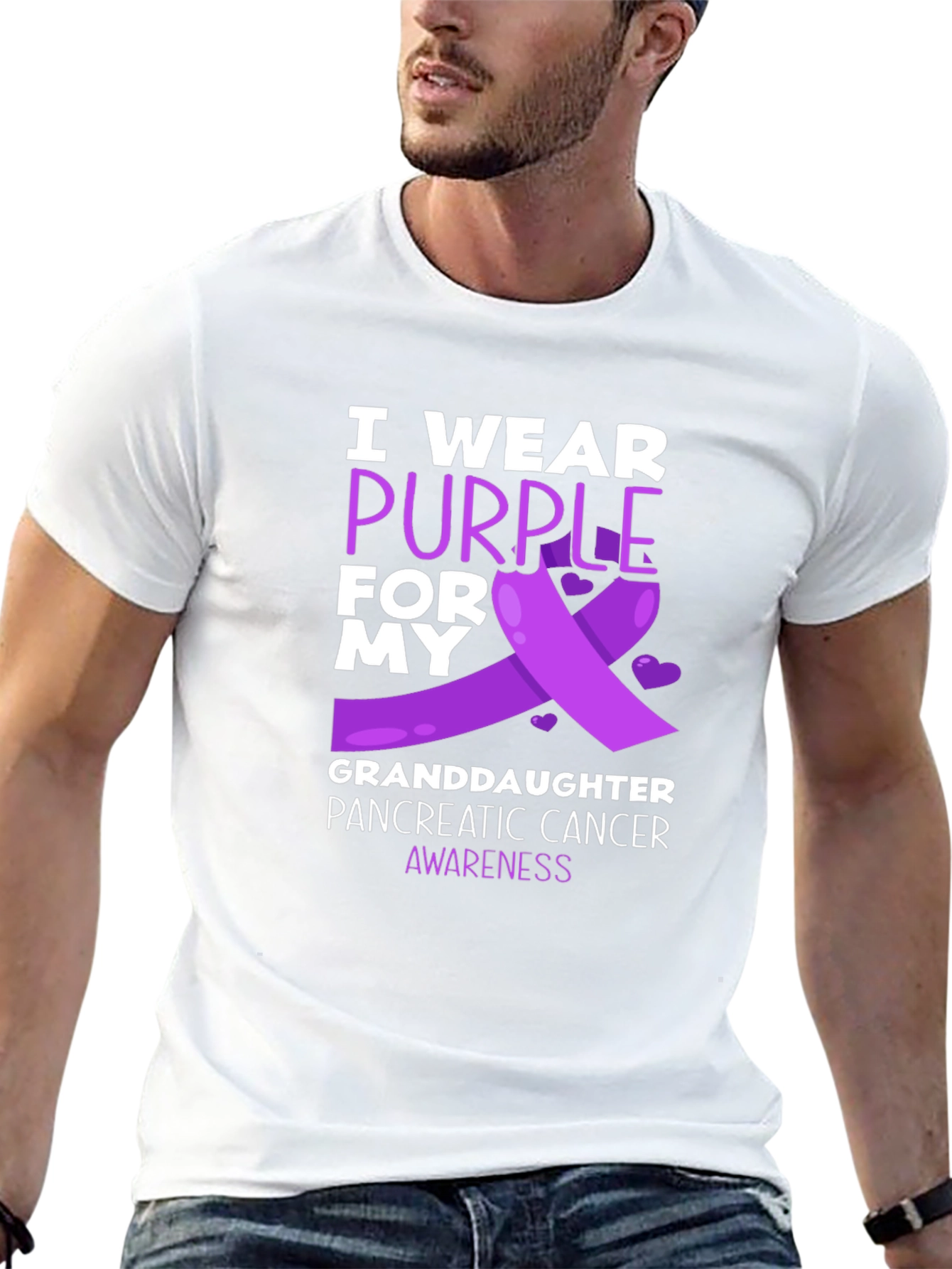 Purple Pancreatic Cancer Awareness T-Shirt