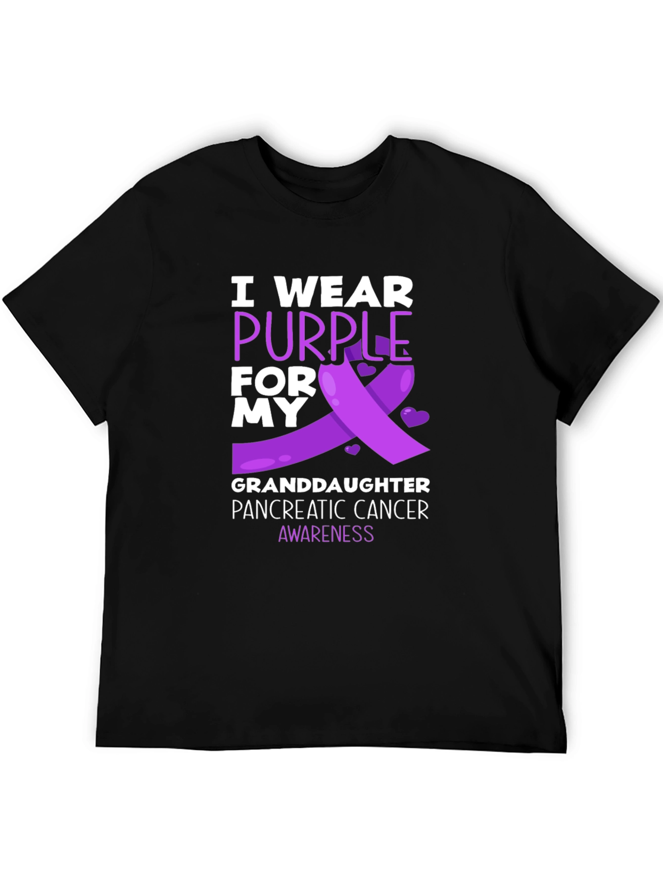 Purple Pancreatic Cancer Awareness T-Shirt