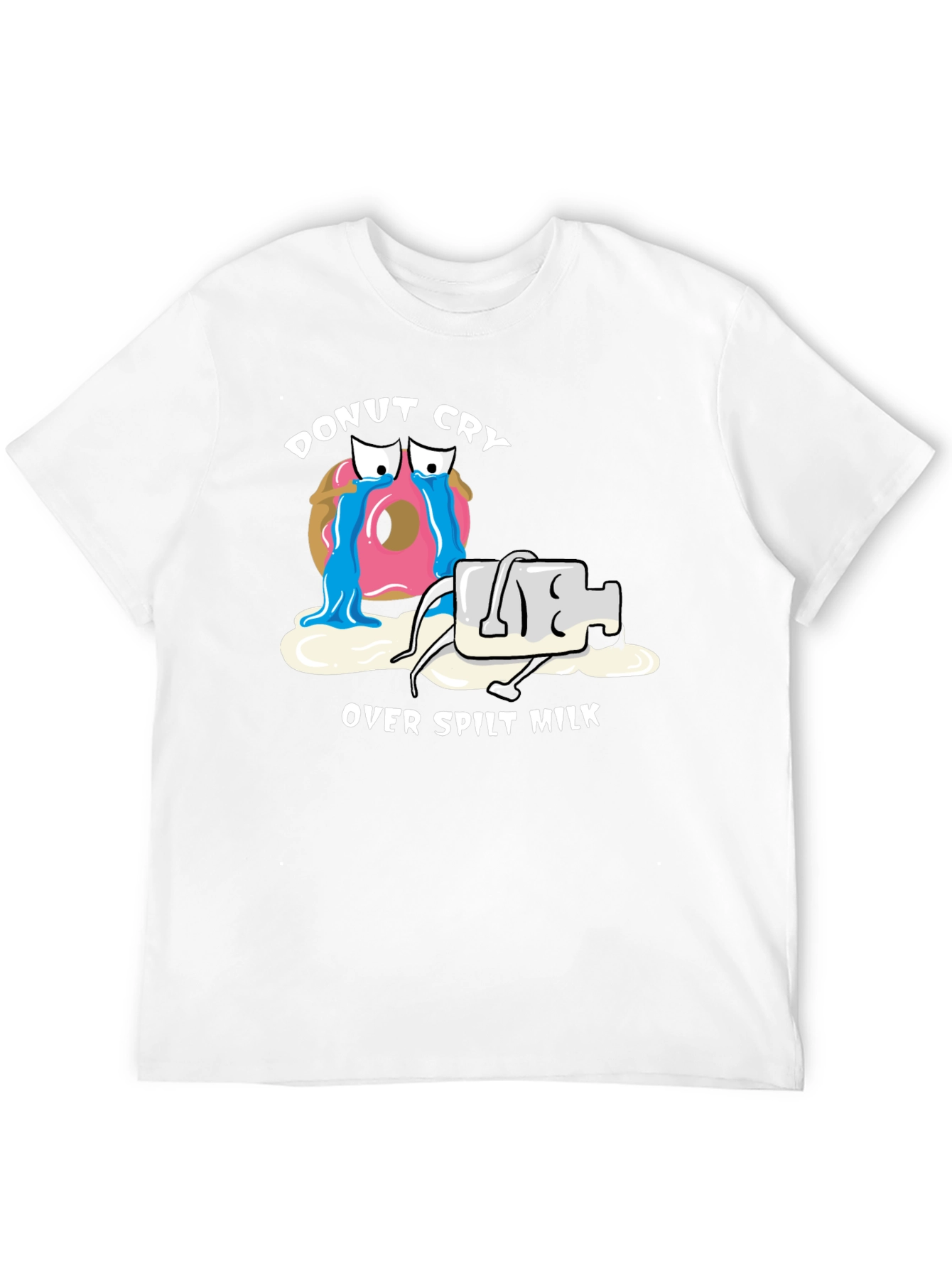 Donut Cry Over Spilt Milk Graphic Tee - Unisex