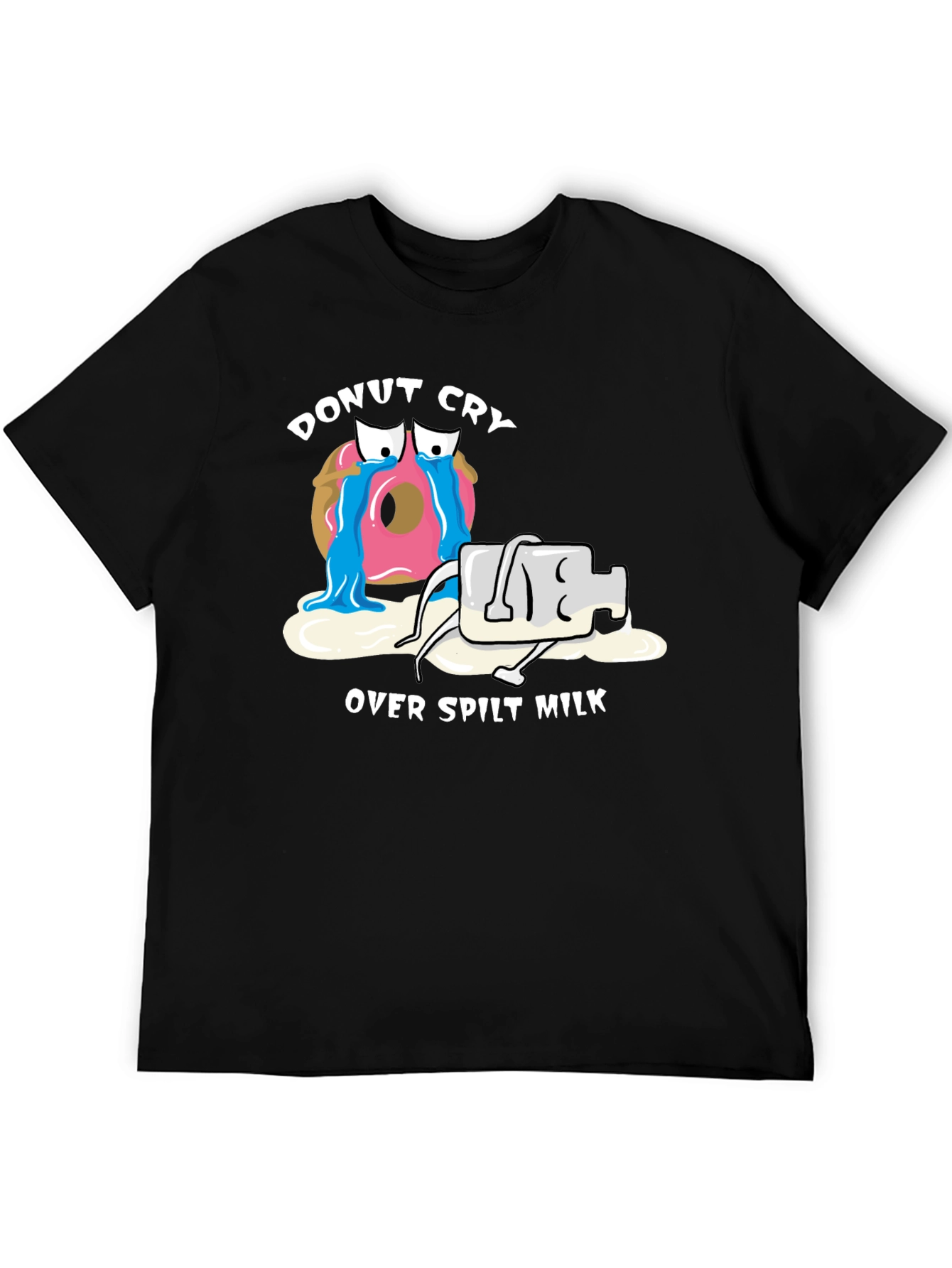Donut Cry Over Spilt Milk Graphic Tee - Unisex