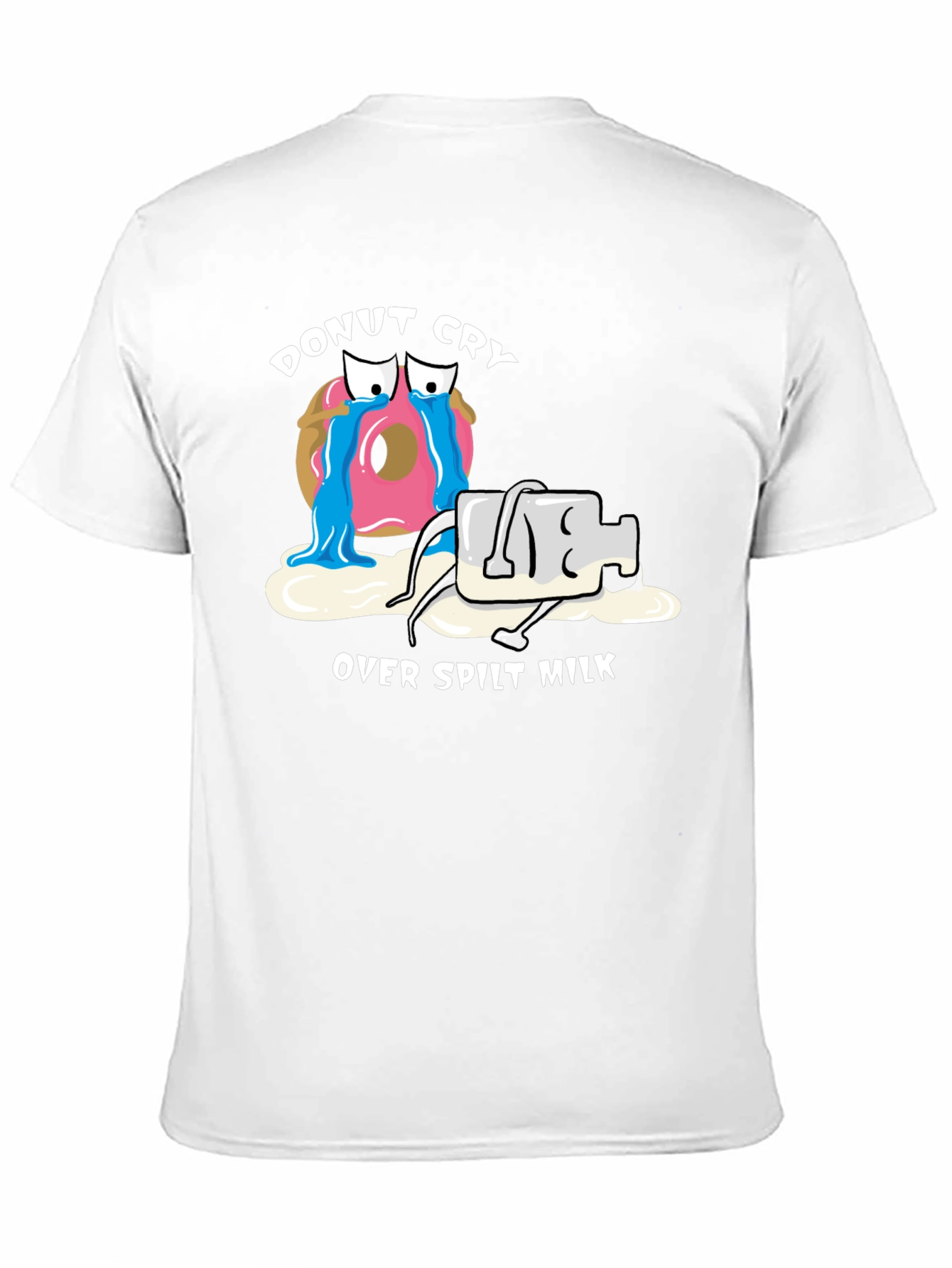 Donut Cry Over Spilt Milk Graphic Tee - Unisex