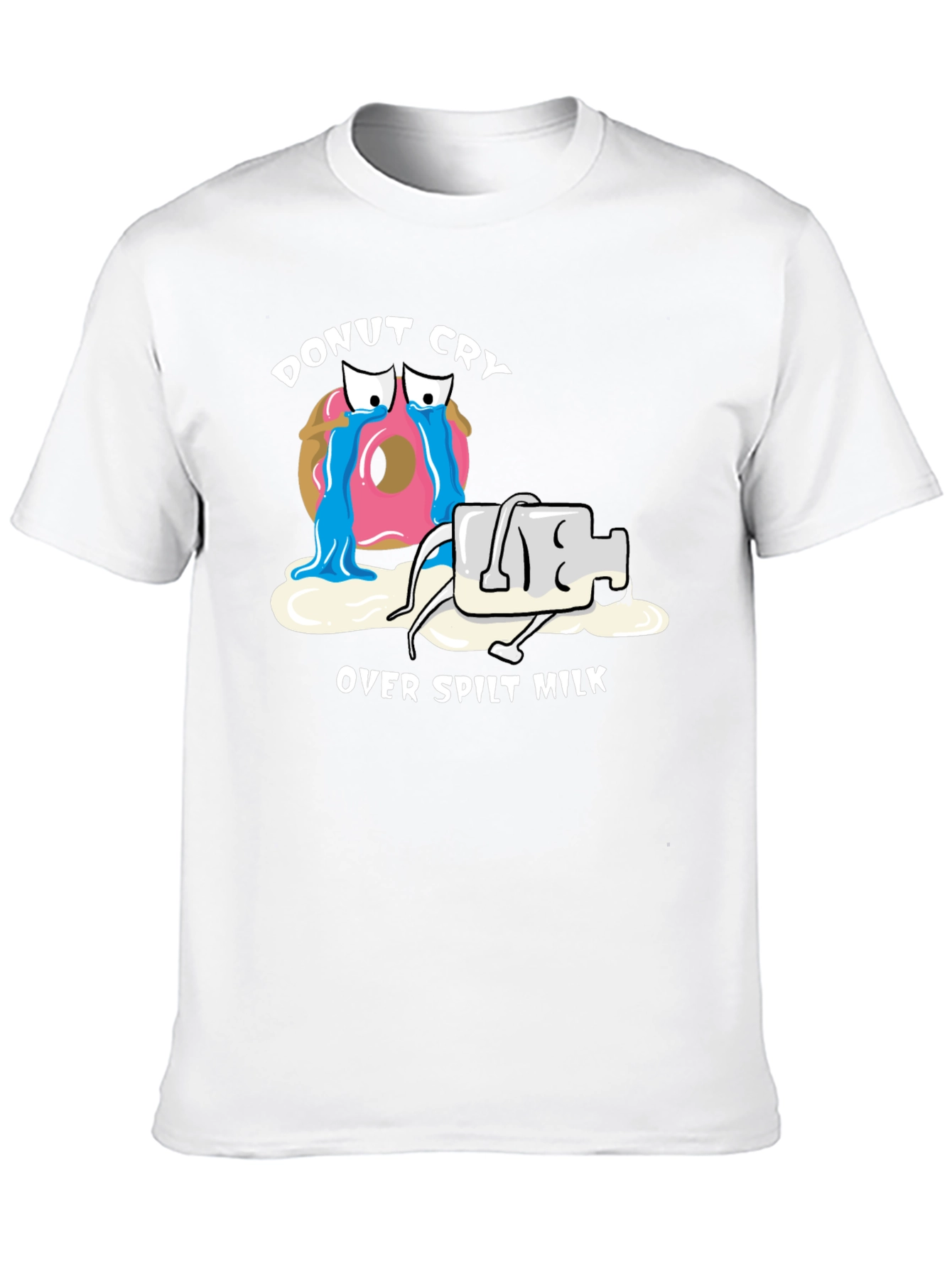 Donut Cry Over Spilt Milk Graphic Tee - Unisex