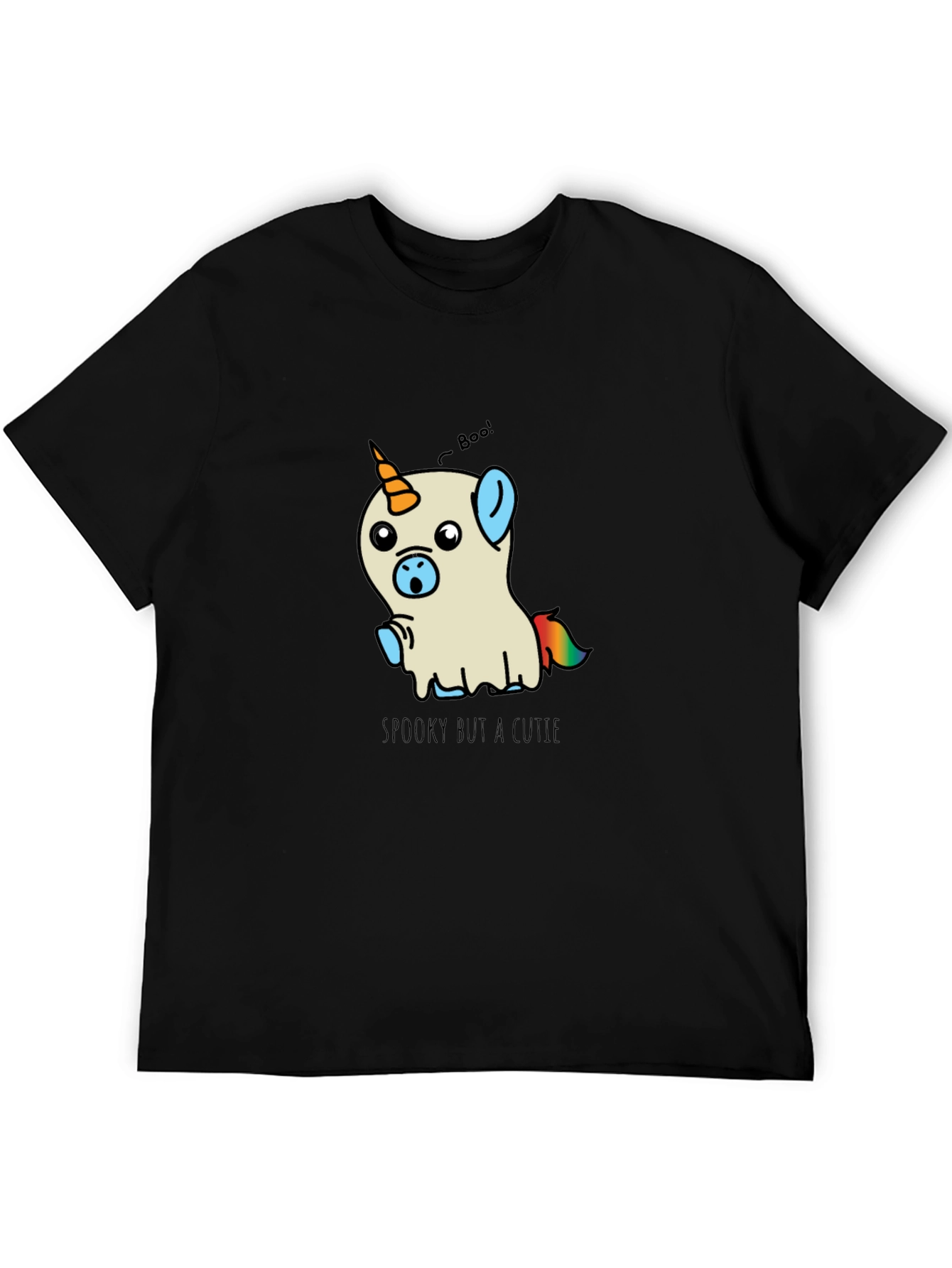 Spooky Cutie Unicorn Ghost Graphic Tee