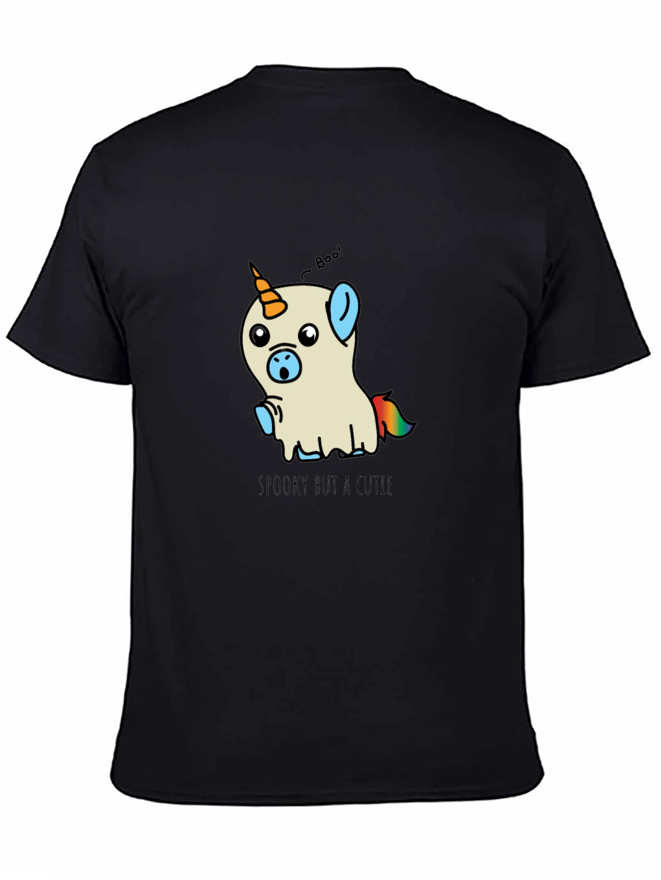 Spooky Cutie Unicorn Ghost Graphic Tee