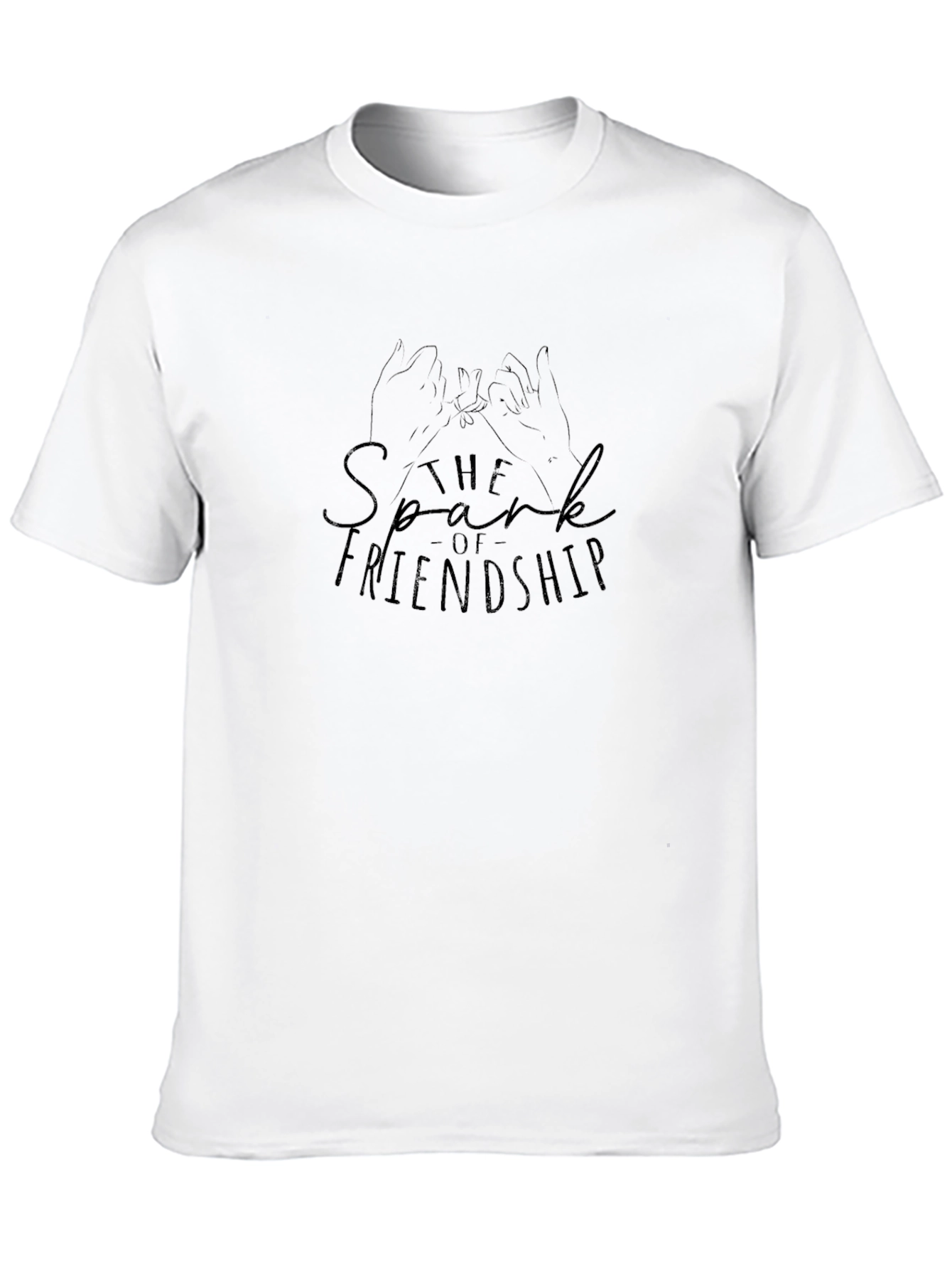 Spark of Friendship Black Graphic Tee
