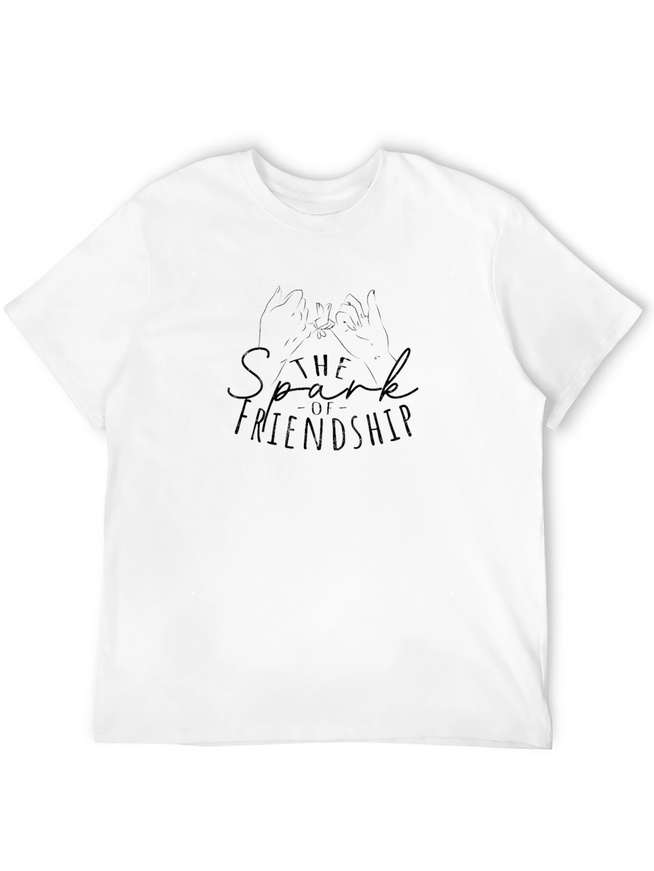 Spark of Friendship Black Graphic Tee