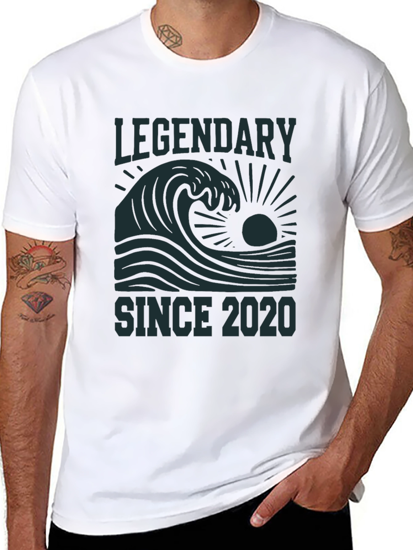 Legendary Since 2020 Wave Graphic Tee