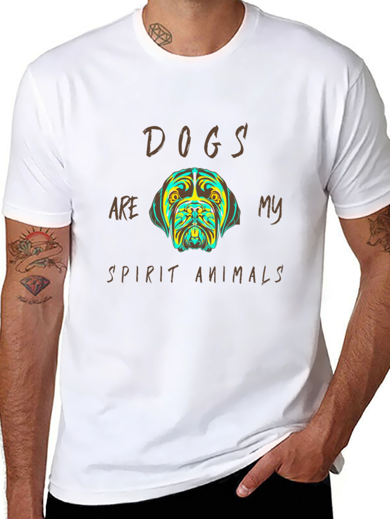 Dogs Are My Spirit Animals Graphic Tee