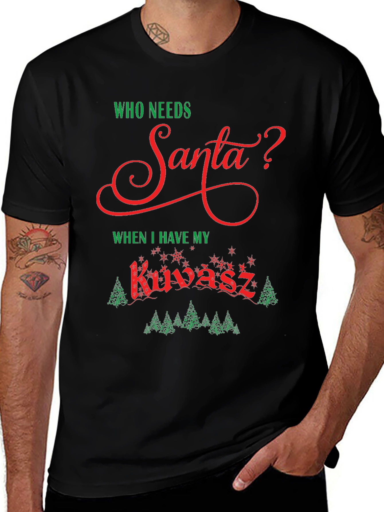 Funny Kuvasz Christmas T-Shirt