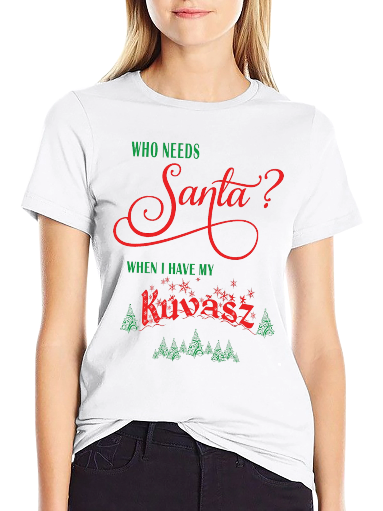 Funny Kuvasz Christmas T-Shirt