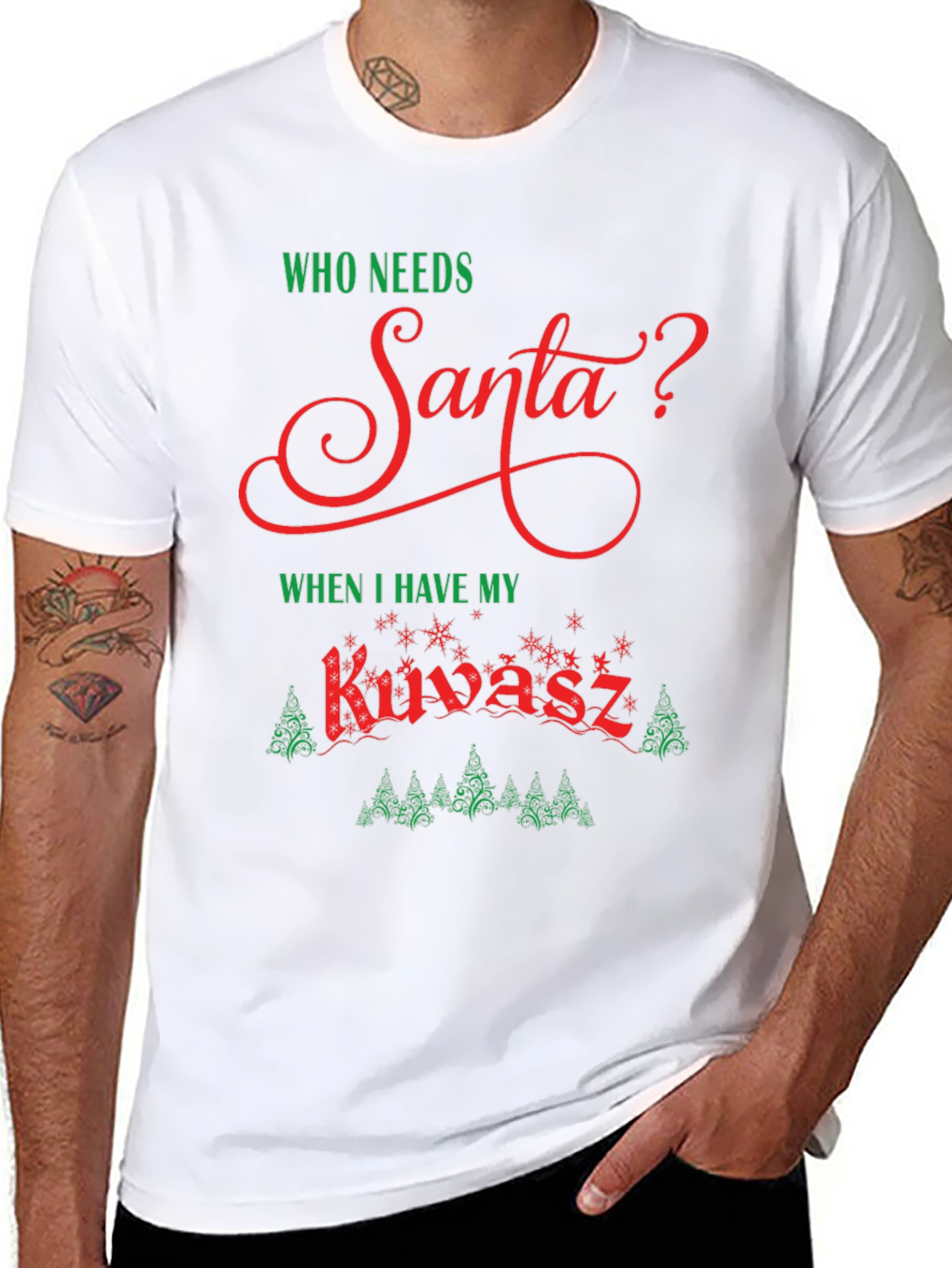 Funny Kuvasz Christmas T-Shirt