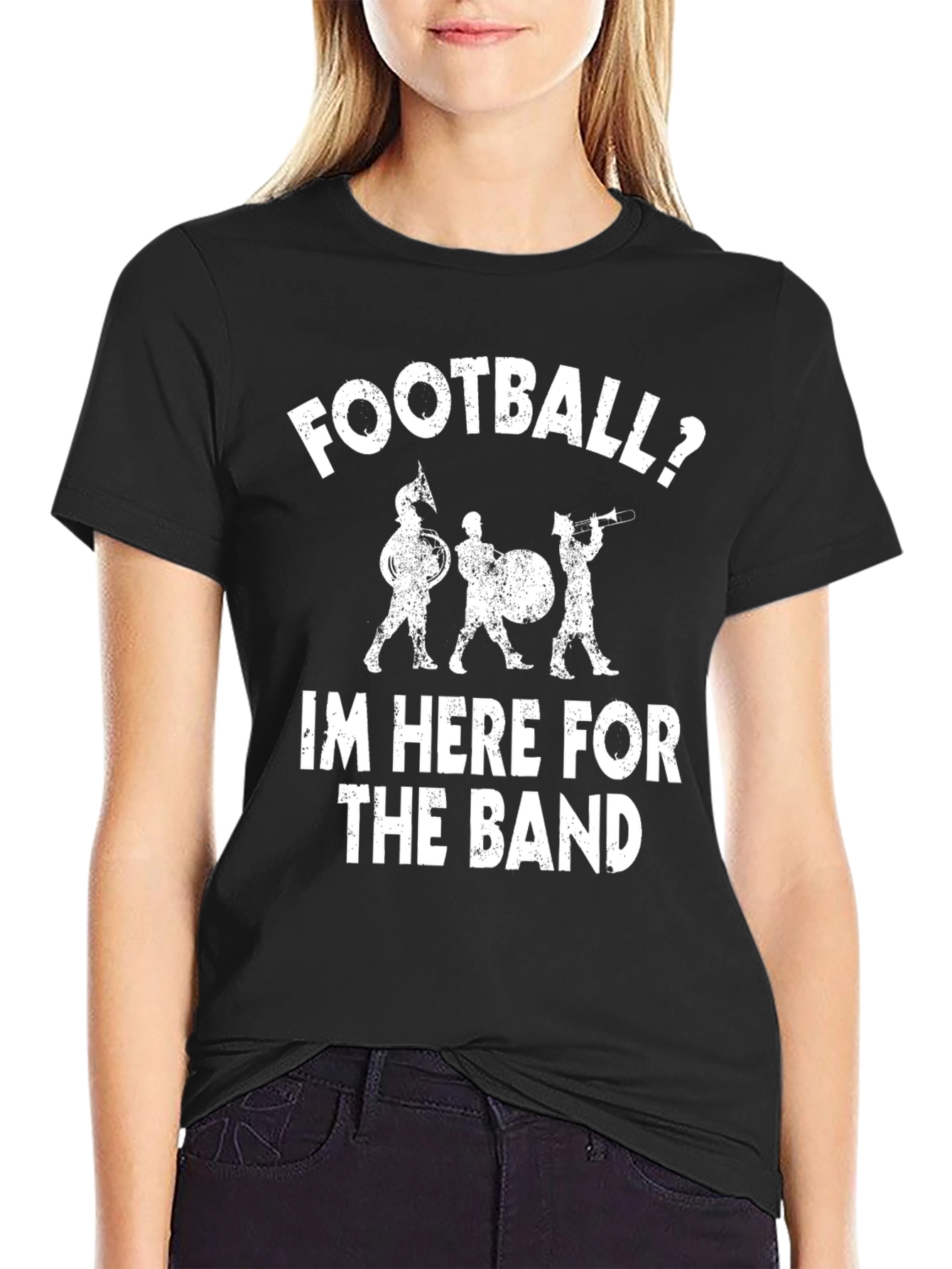 Football? Im Here For The Band T-Shirt