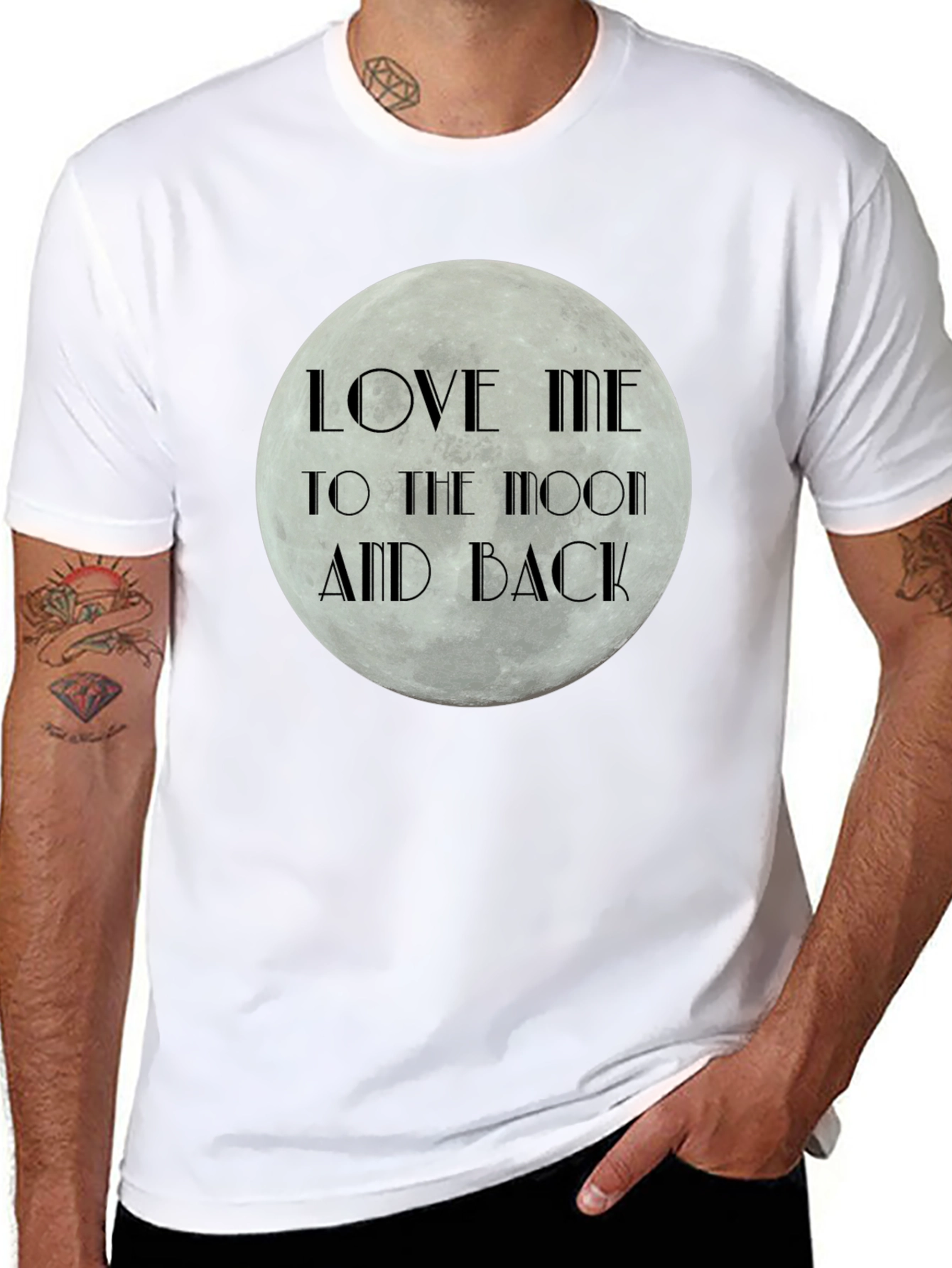 Love Me to the Moon and Back Graphic T-Shirt