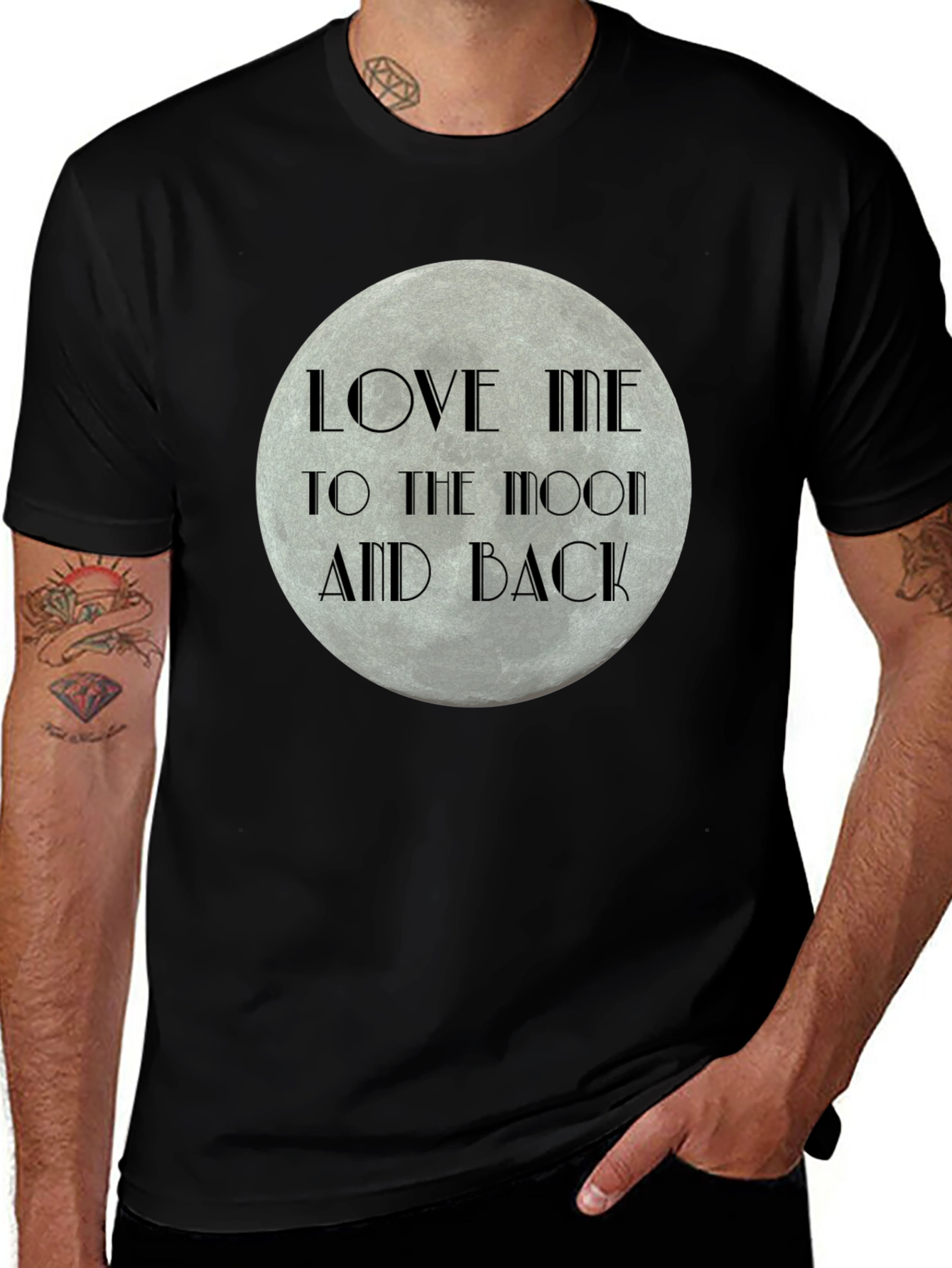 Love Me to the Moon and Back Graphic T-Shirt