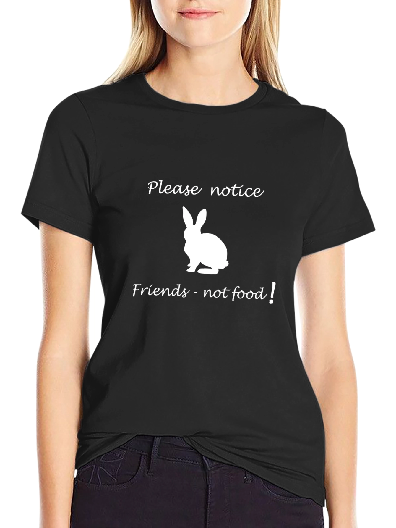 Rabbit Graphic T-Shirt - Vegan Friendly
