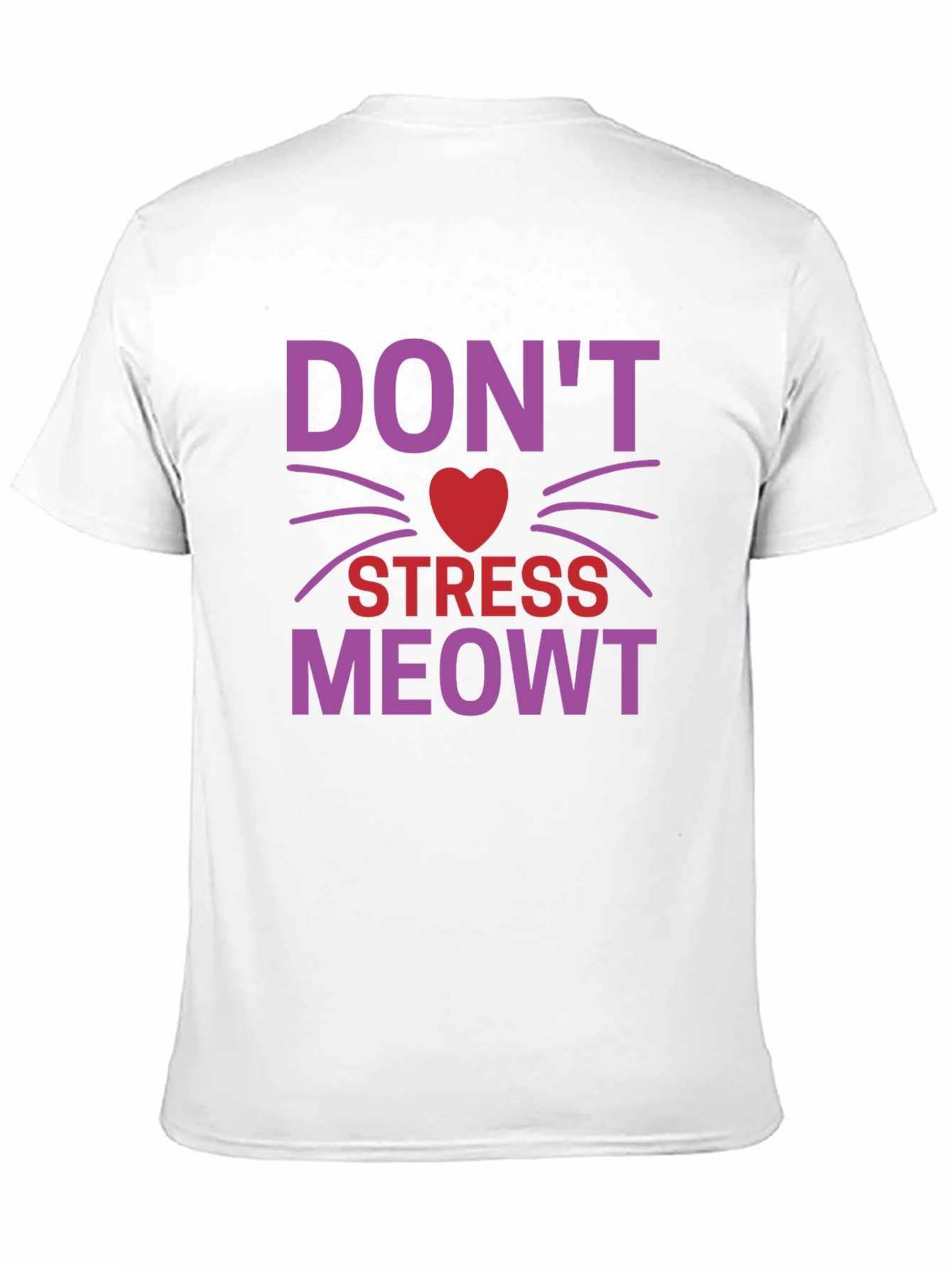 Dont Stress Meowt Black Graphic Tee