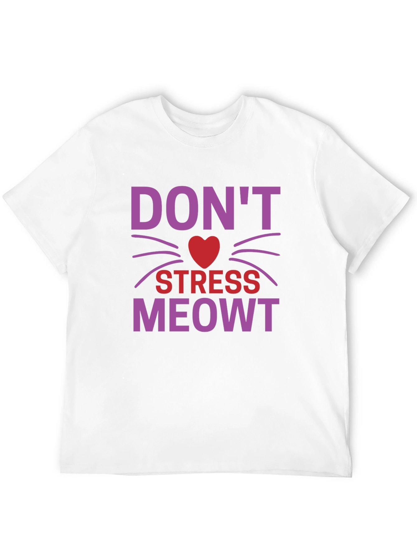 Dont Stress Meowt Black Graphic Tee