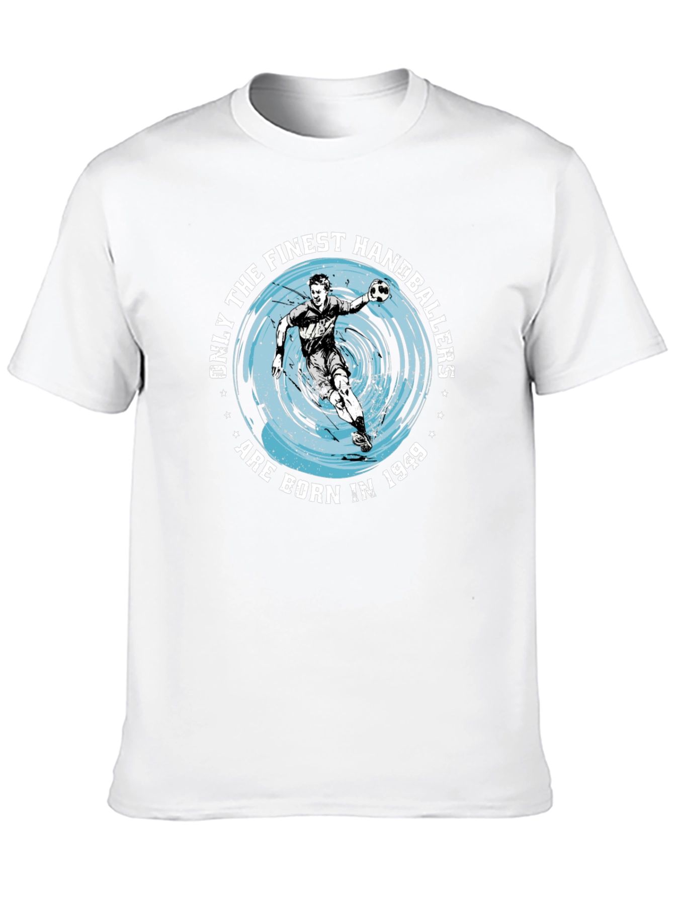 Finest Handballers Born in 1949 Black T-Shirt