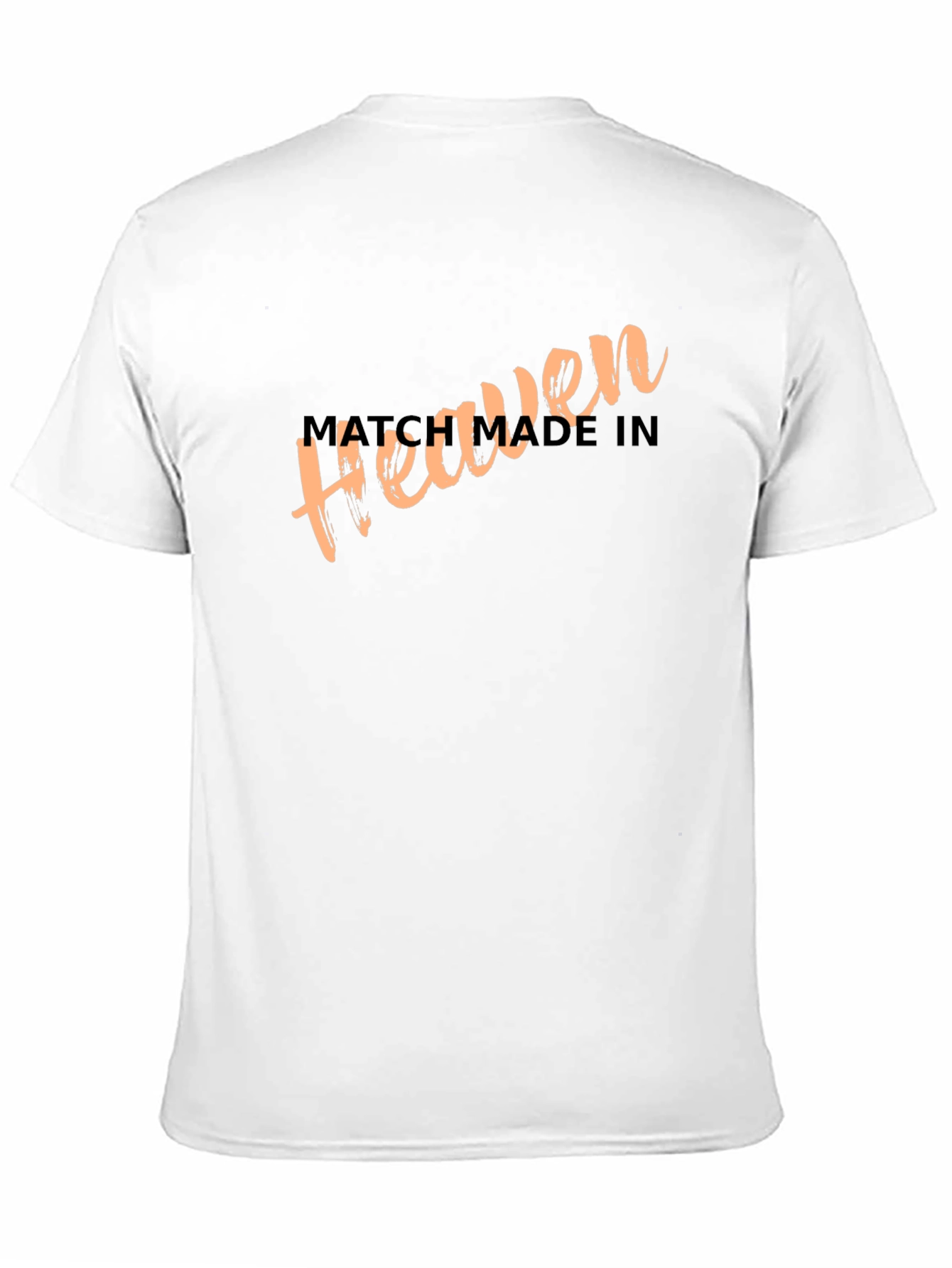 Match Made In Heaven Black Graphic Tee