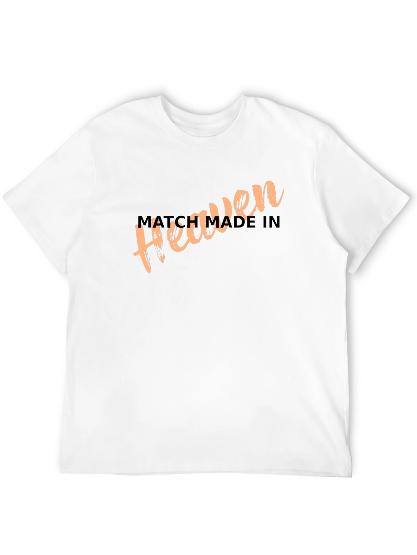 Match Made In Heaven Black Graphic Tee
