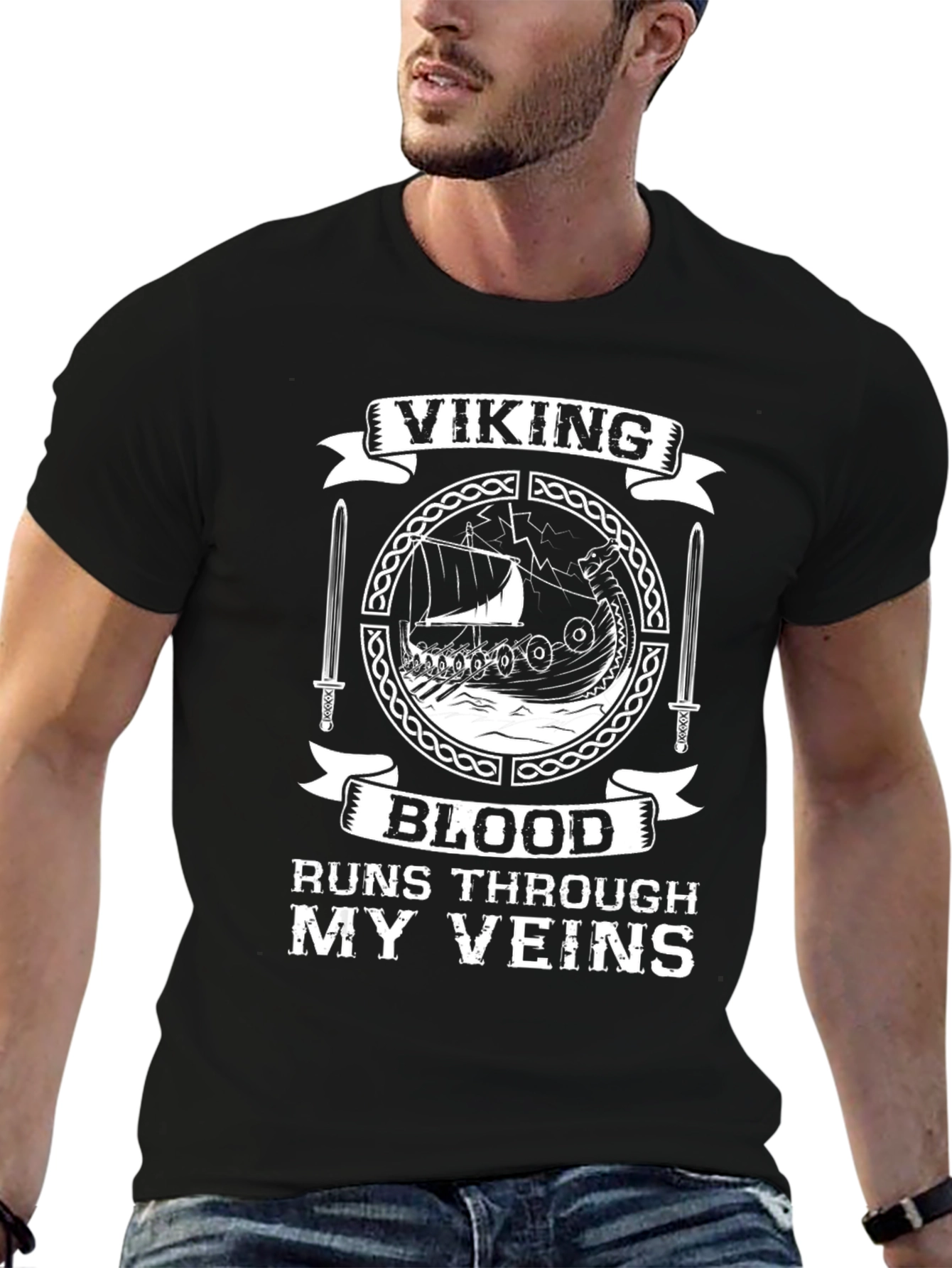 Viking Blood Runs Through My Veins T-Shirt