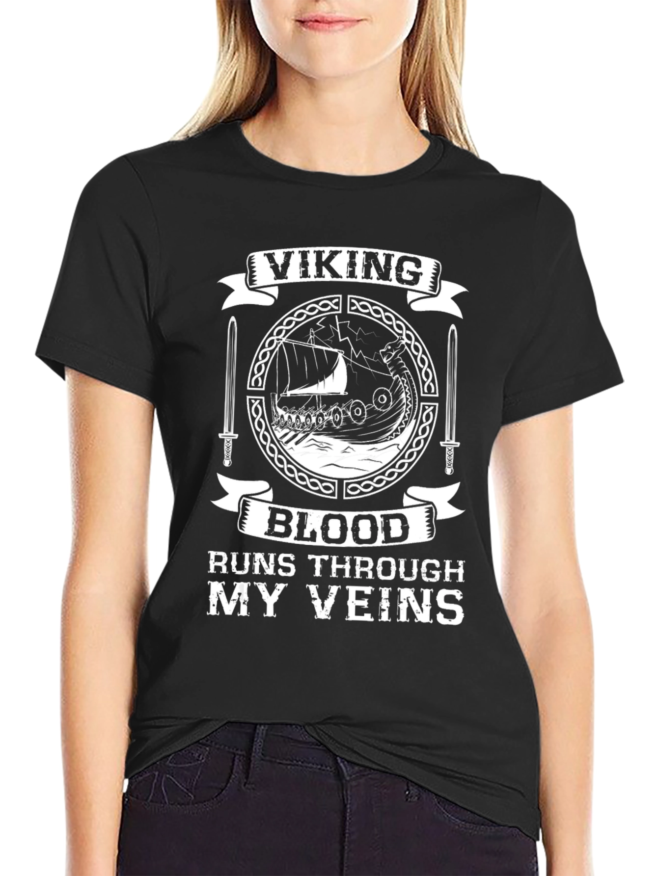 Viking Blood Runs Through My Veins T-Shirt