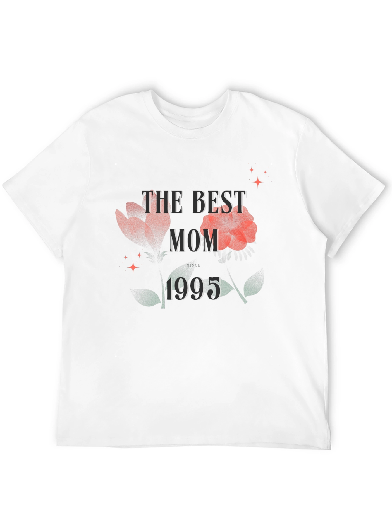Best Mom 1995 Floral T-Shirt