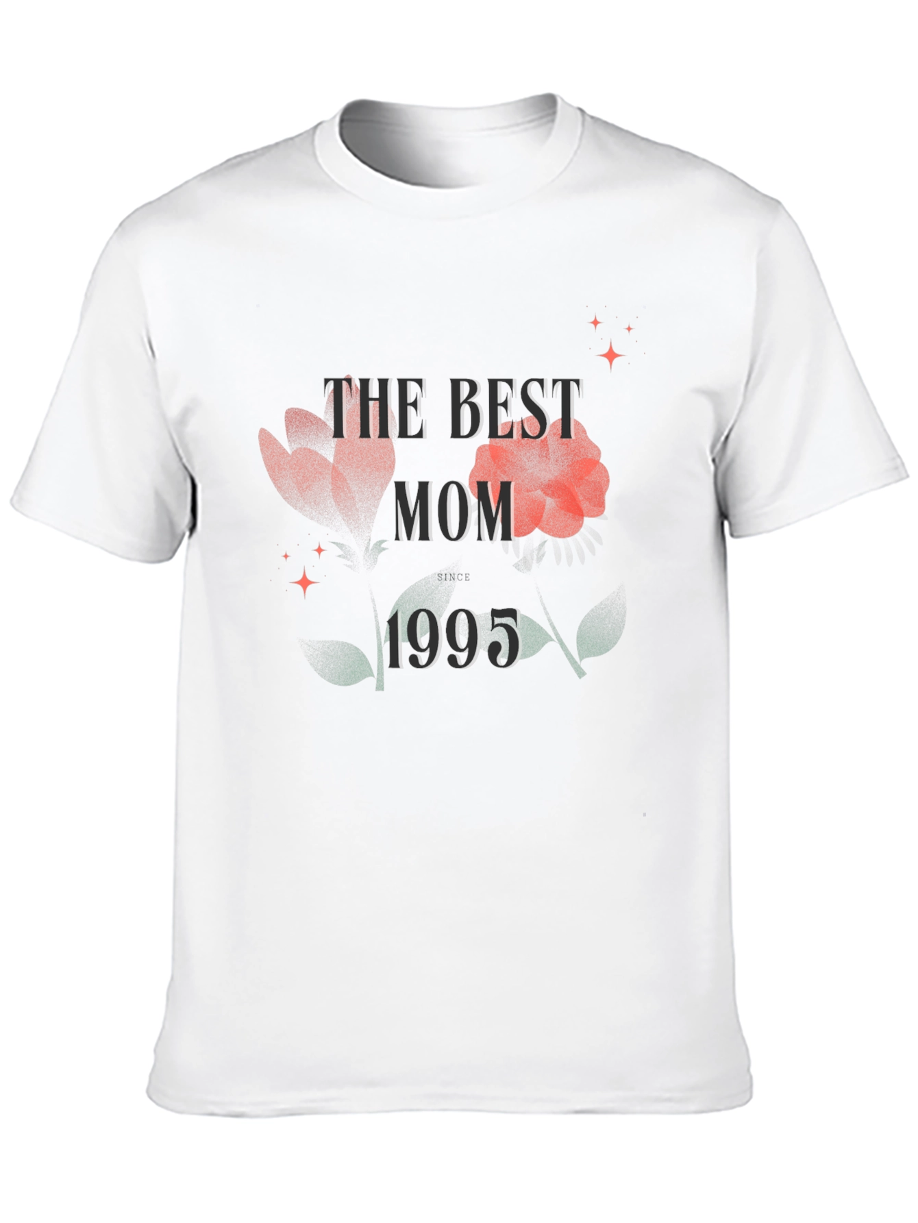 Best Mom 1995 Floral T-Shirt