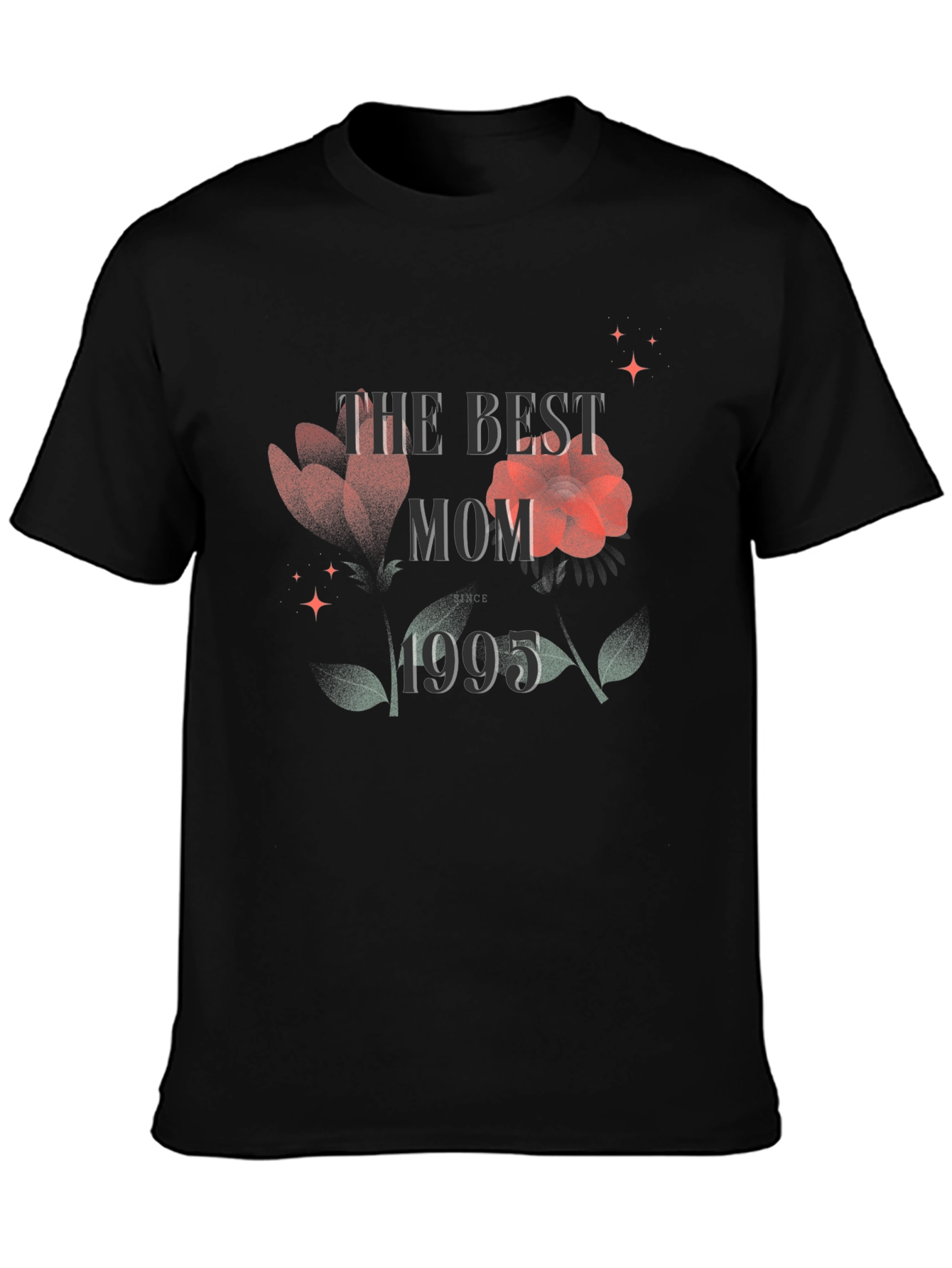 Best Mom 1995 Floral T-Shirt