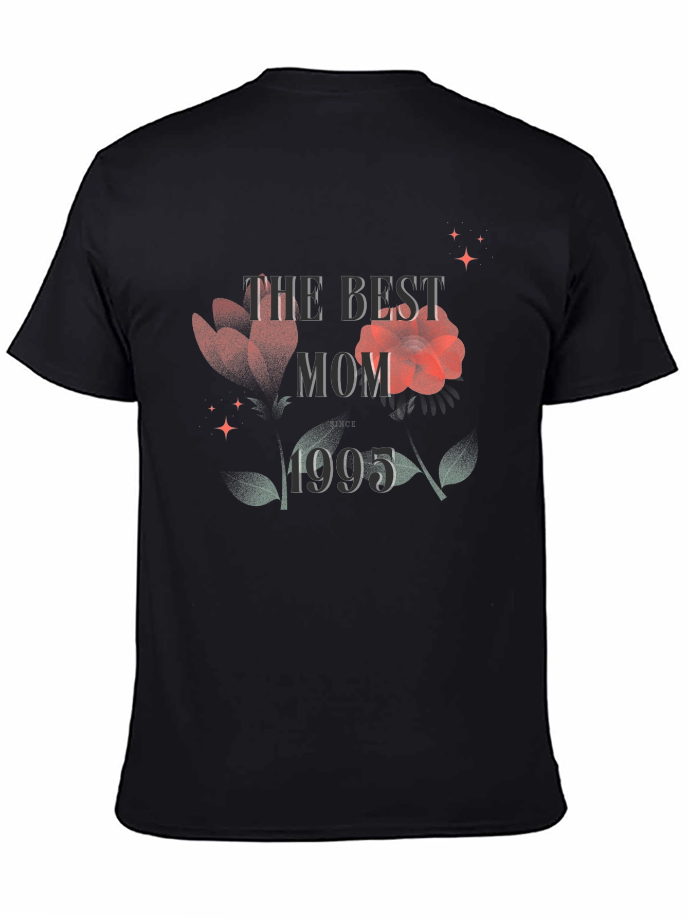 Best Mom 1995 Floral T-Shirt