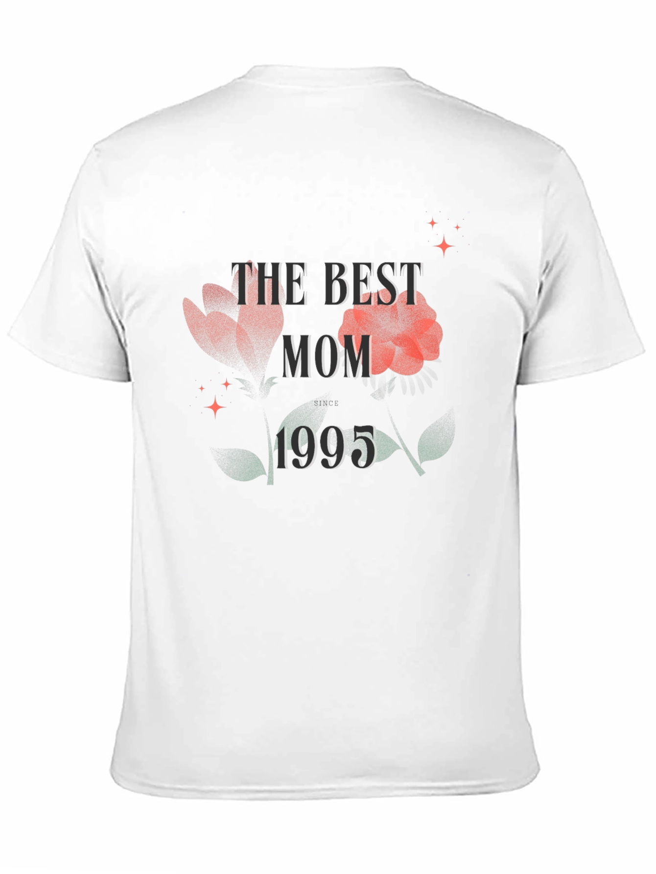 Best Mom 1995 Floral T-Shirt