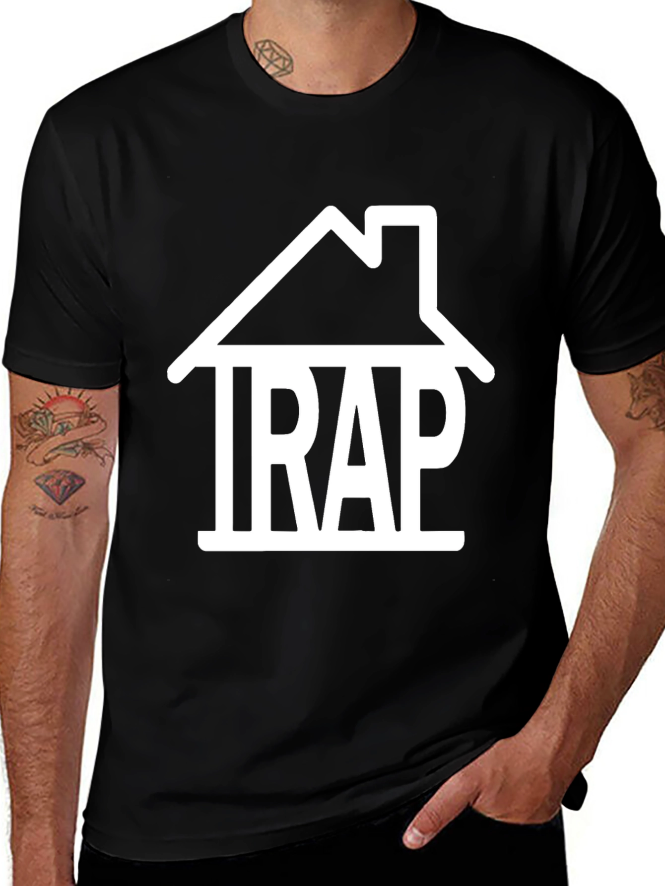 Trap House Graphic Tee - Stylish & Trendy