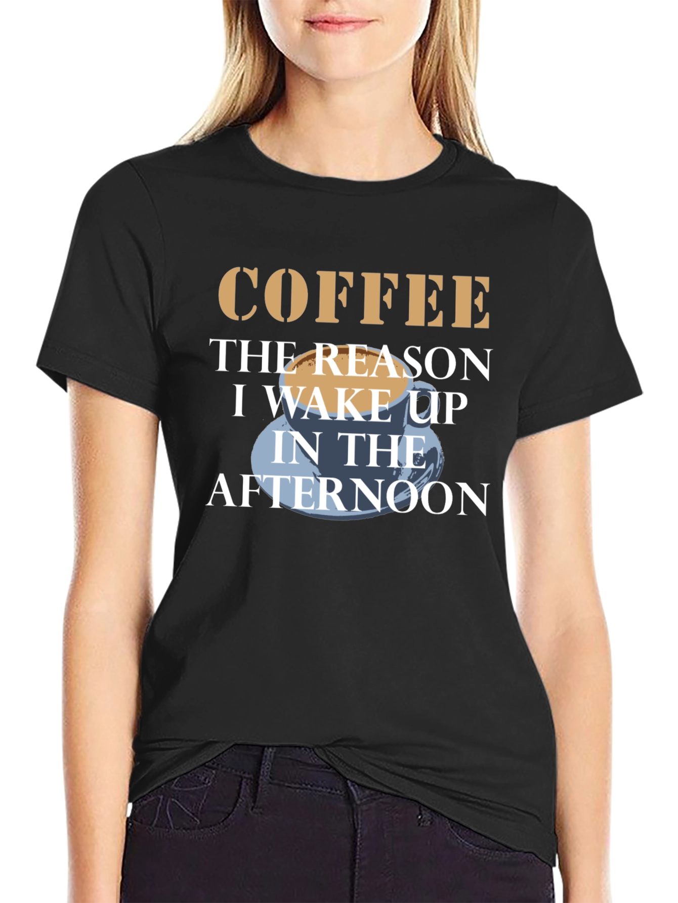 Coffee: Reason I Wake Up in the Afternoon T-Shirt