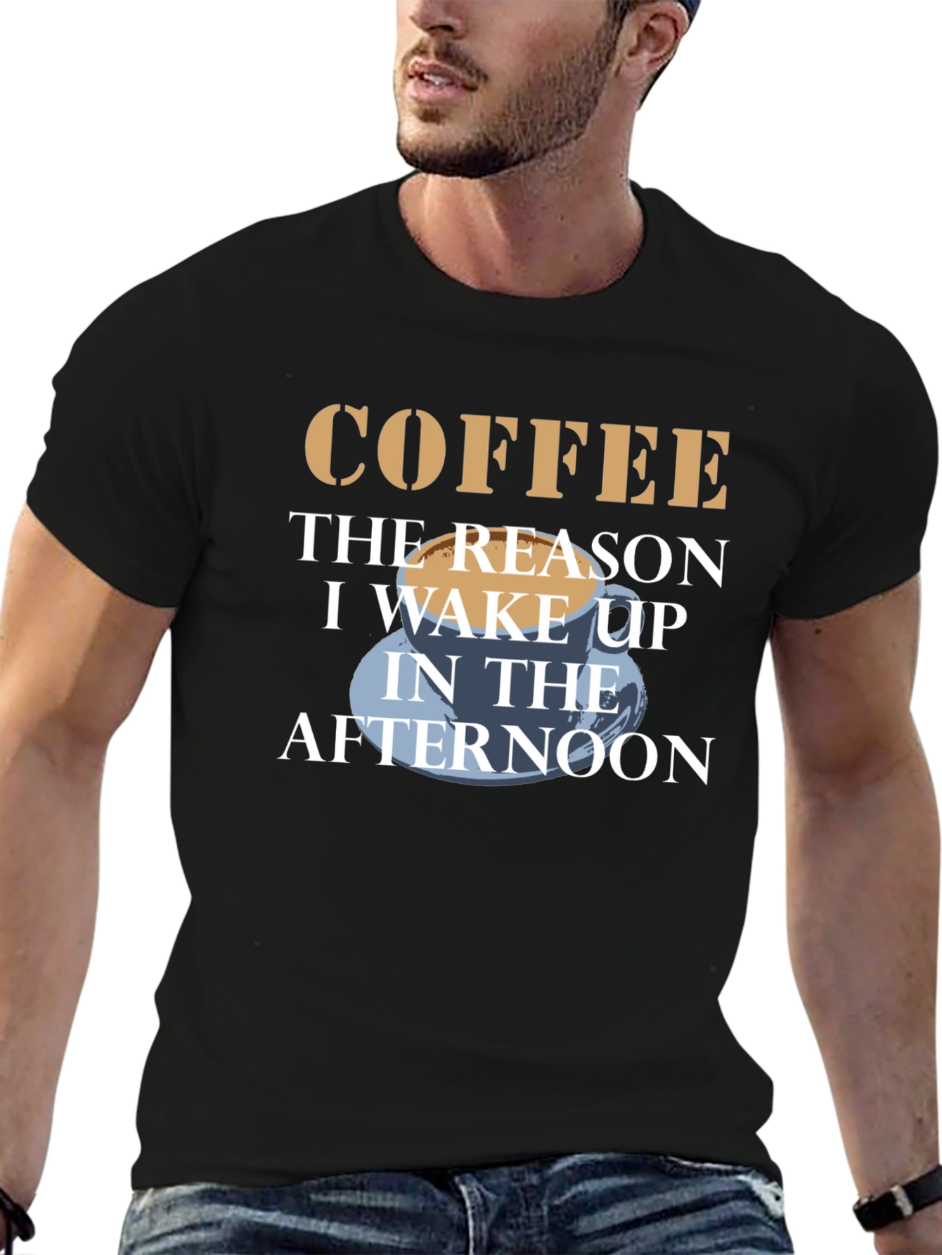 Coffee: Reason I Wake Up in the Afternoon T-Shirt
