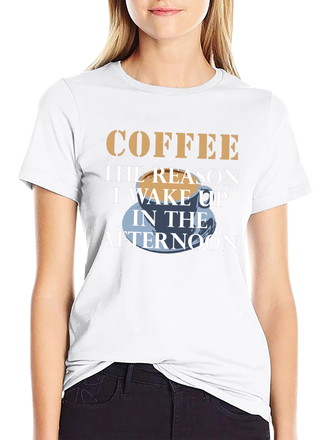 Coffee: Reason I Wake Up in the Afternoon T-Shirt