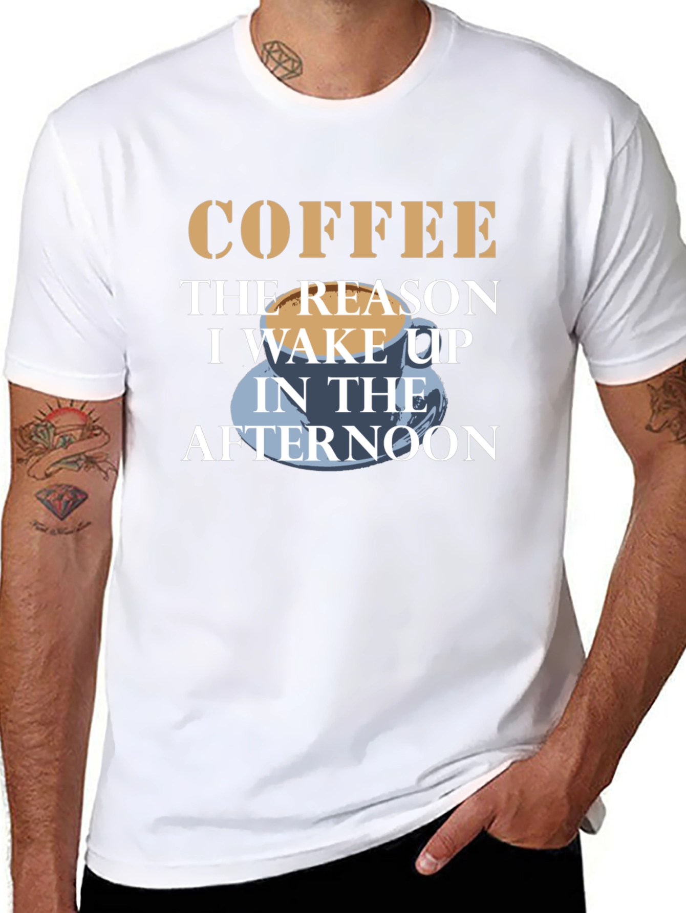Coffee: Reason I Wake Up in the Afternoon T-Shirt