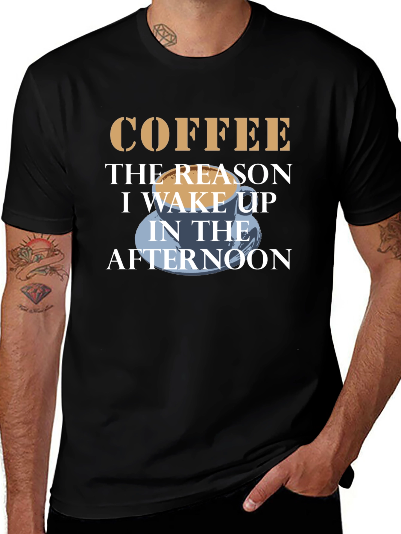Coffee: Reason I Wake Up in the Afternoon T-Shirt