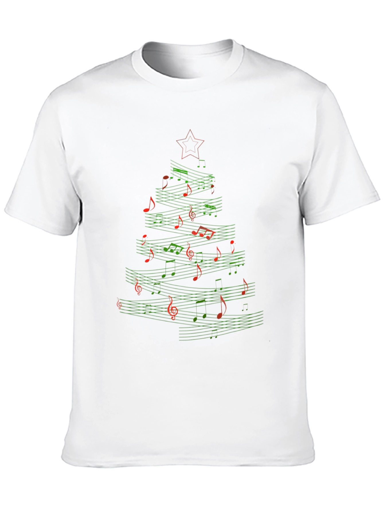 Musical Christmas Tree T-Shirt - Holiday Apparel