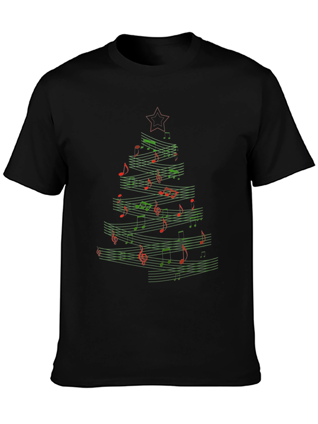 Musical Christmas Tree T-Shirt - Holiday Apparel